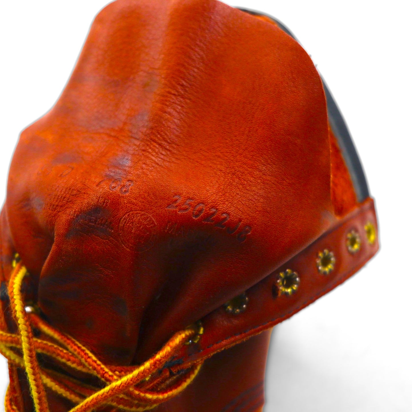 RED WING USA製 8インチ クラシックラウンド プレーントゥ レースアップブーツ 26.5cm ブラウン レザー 708