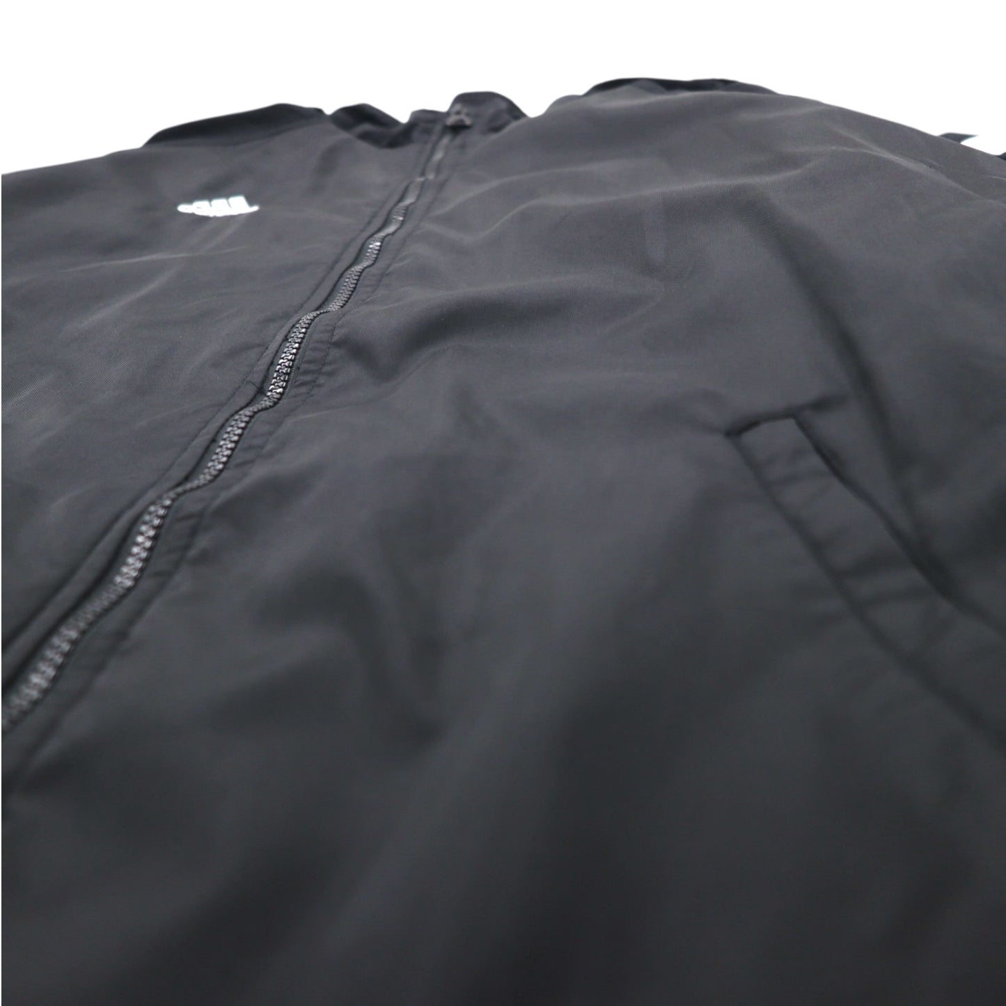 adidas TEAM 90年代 ナイロンジャケット トラックジャケット ジャージ XL サイドライン メッシュライナー