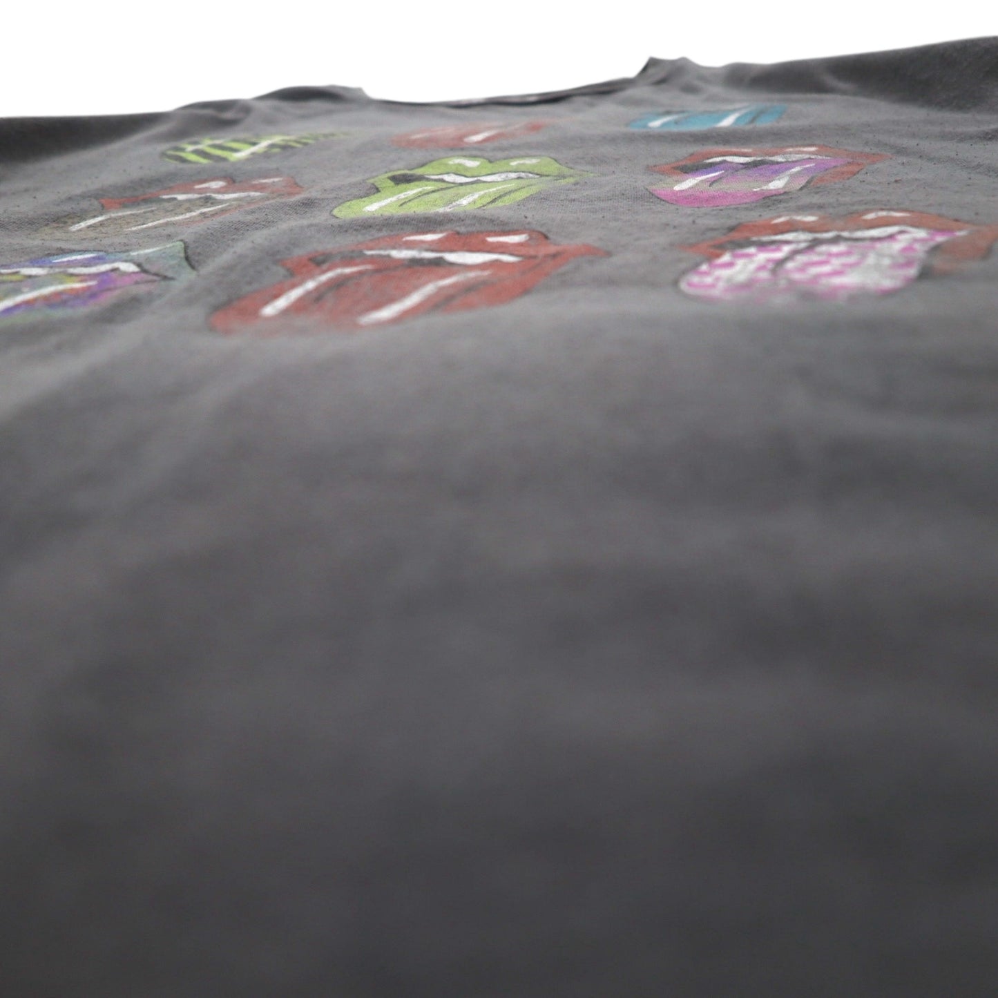 The Rolling Stones ローリングストーンズ オフィシャル ロック バンド Tシャツ XL グレー コットン ベロ