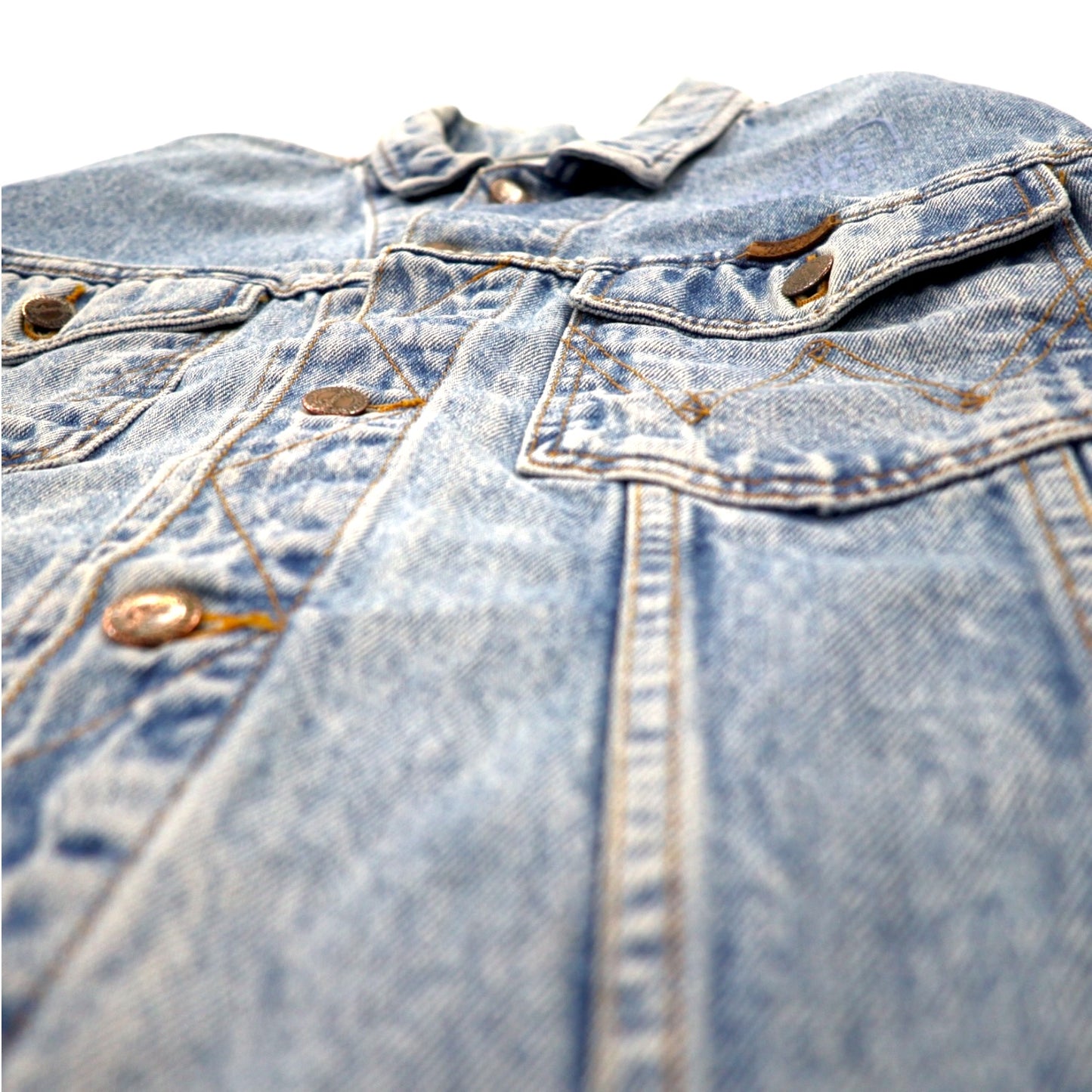 Wrangler 90年代 デニムジャケット Gジャン XL ライトウォッシュ インディゴ ブルー コットン