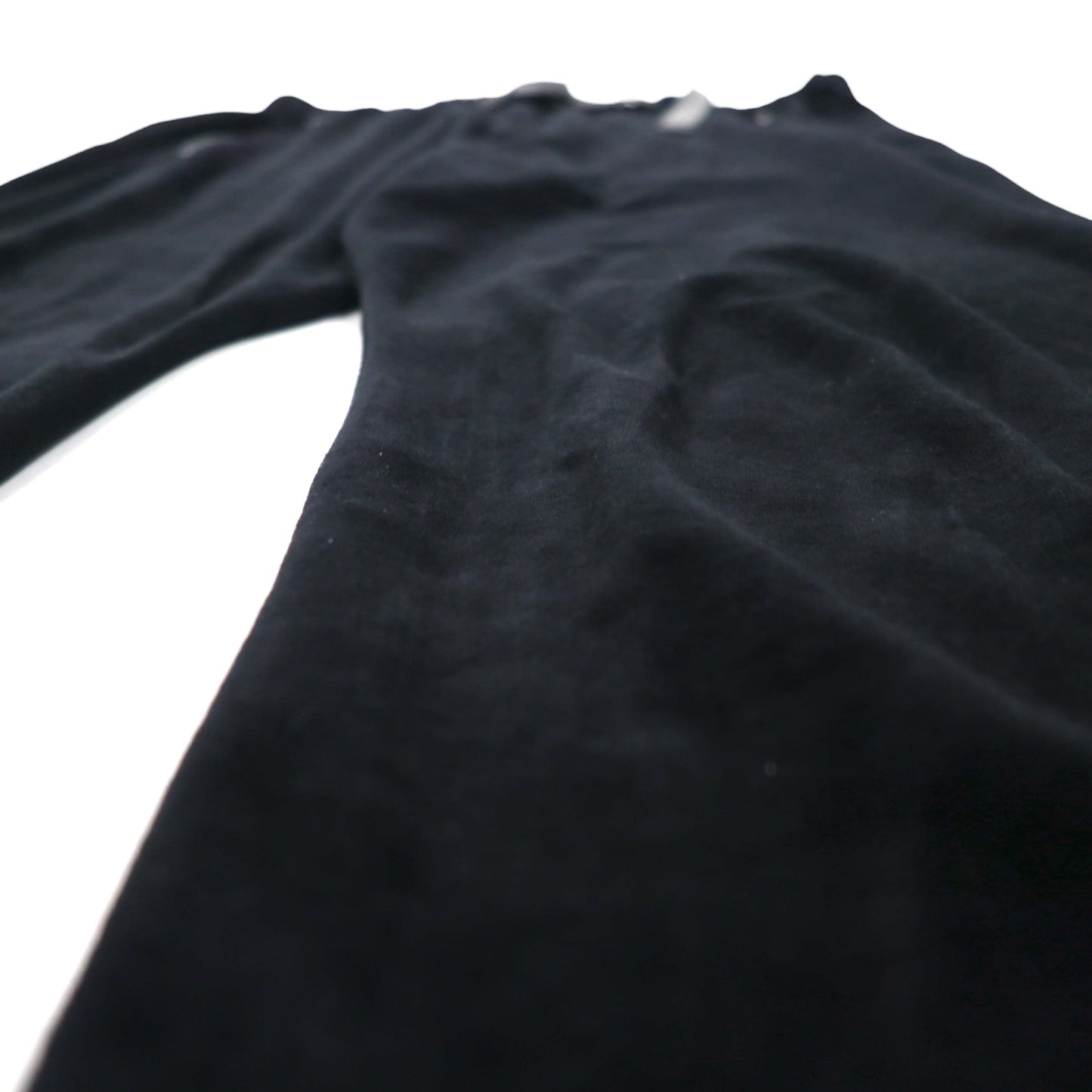 POST O'ALLS イージートップ E-Z TOP ベロア イージーパンツ L ブラック 3602-V3 日本製