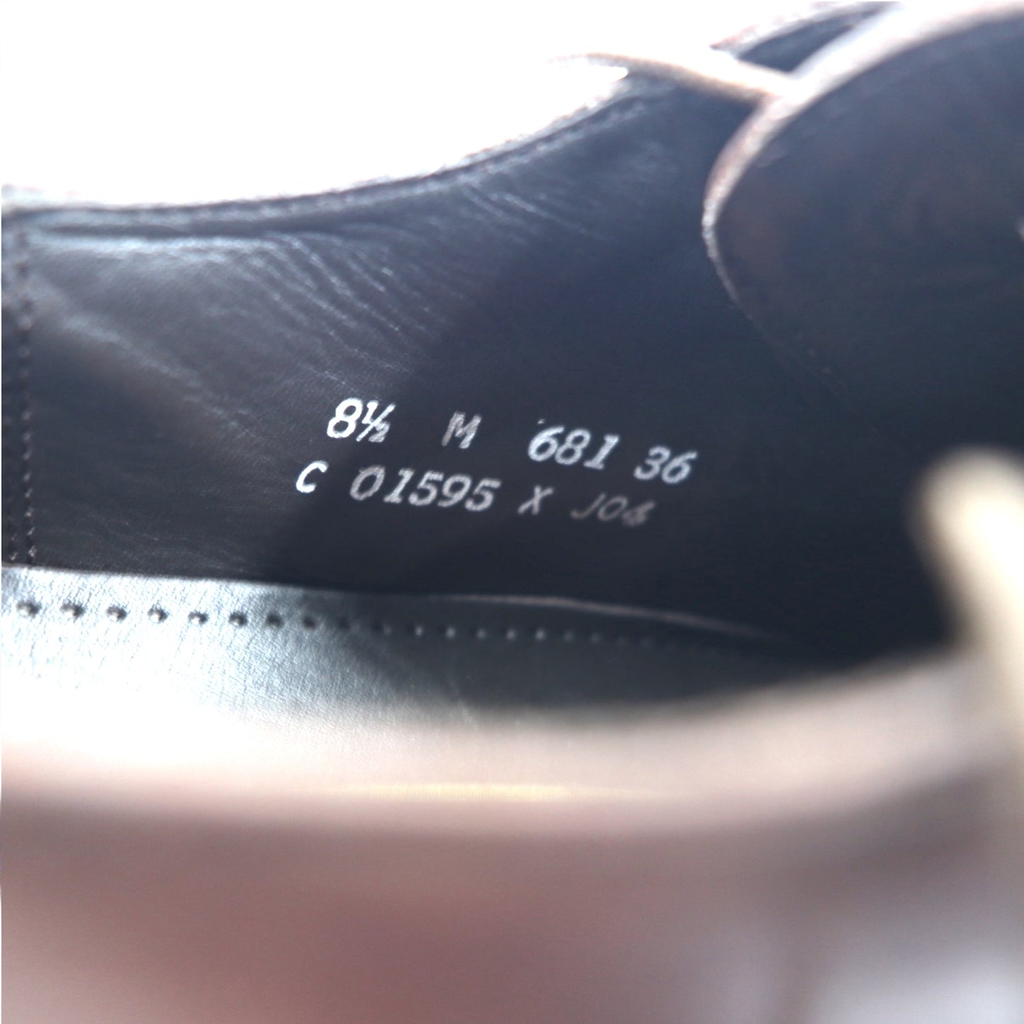 COLE HAAN スプリットトゥ Uチップ ドレスシューズ 26.5cm ブラウン レザー 01595