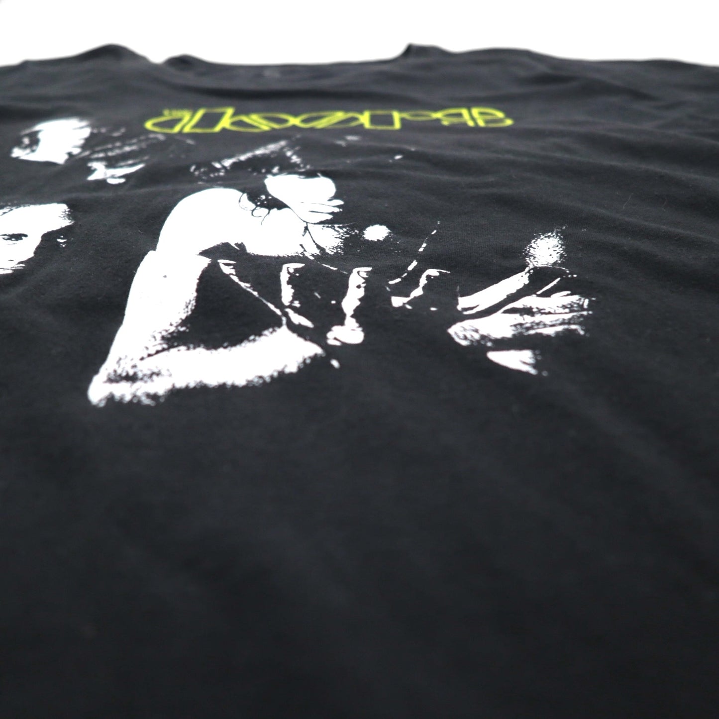 THE DOORS ドアーズ オフィシャル ロック バンド Tシャツ L ブラック コットン