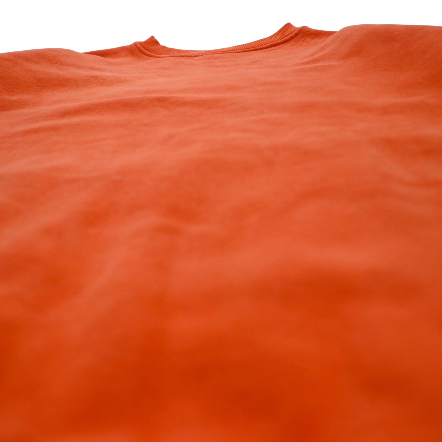 THE NORTH FACE オーバーサイズ スウェット S オレンジ コットン ワンポイントロゴ刺繍