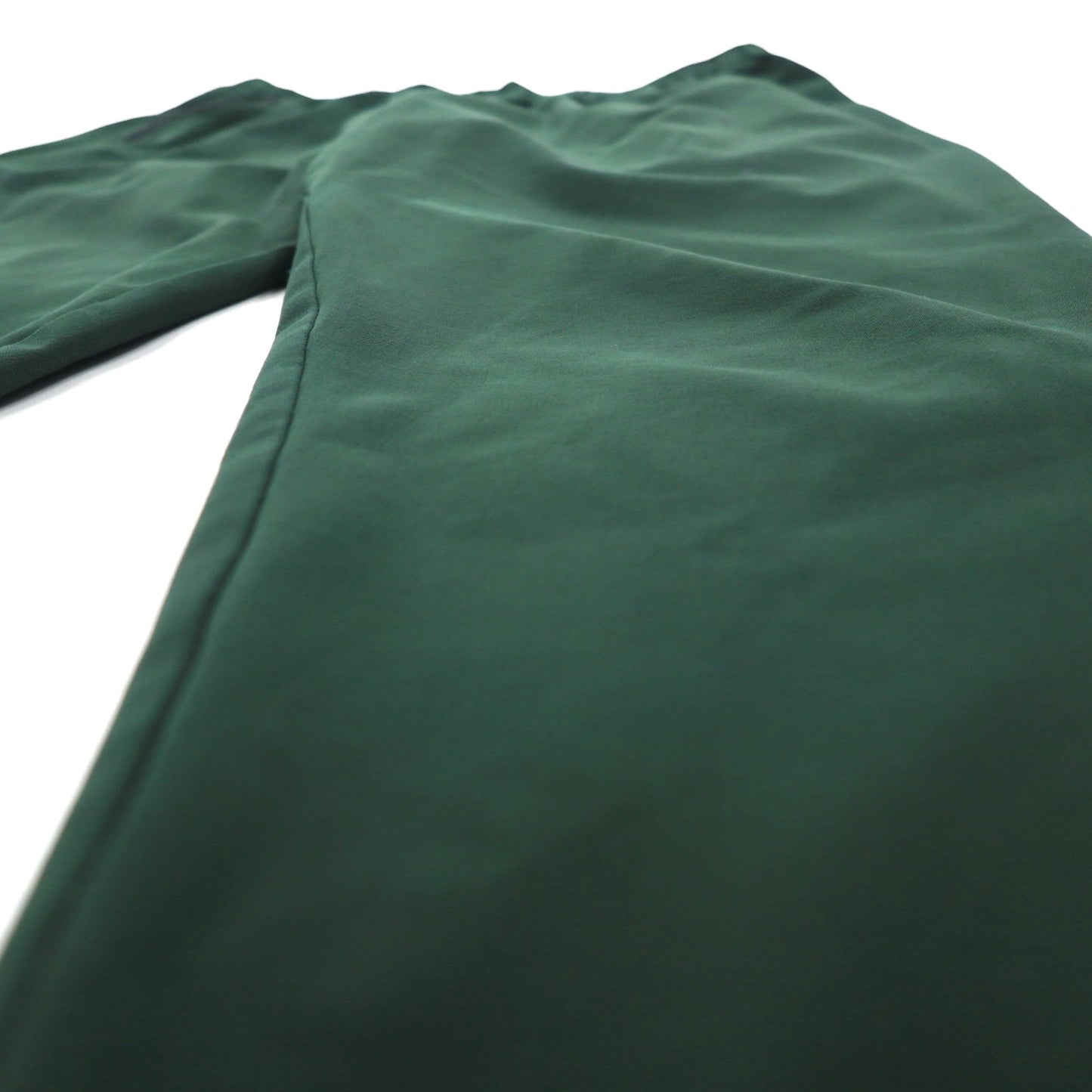 South2 West8 Poly Stretch Twill Track Pants, Size L, Khaki, Zippered Legs, Slit, HM852, Made in Japan