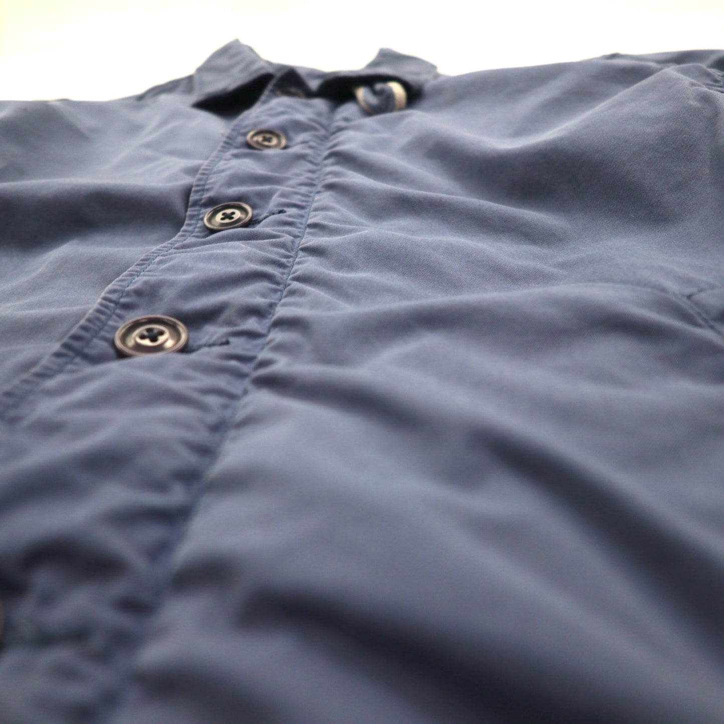 J.CREW Marine Jacket, Vintage-Finished Coverall, Size M, Chin Strap, Drawcord, Double Zip, 8504-05-3617, BROKEN IN