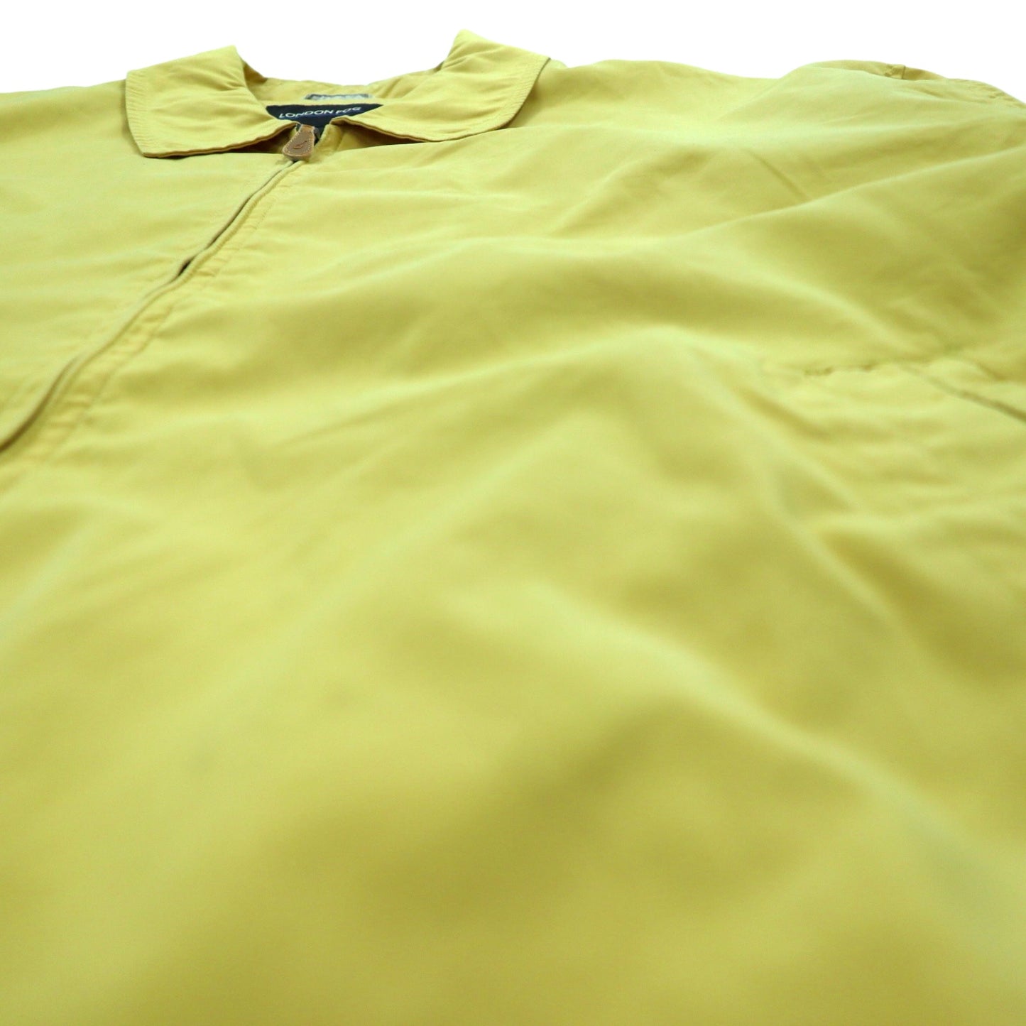 LONDON FOG Swing Top Harrington Jacket XXL Yellow Polyester
