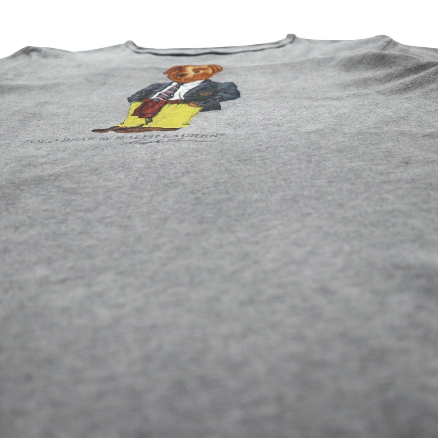 POLO RALPH LAUREN Polo Bear T-shirt, Medium, Gray, Cotton