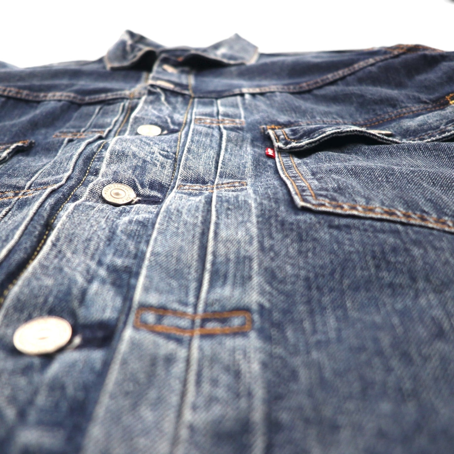 Levi's Premium Big E 2nd Type Denim Trucker Jacket, Size XL, Indigo, A7632-0013