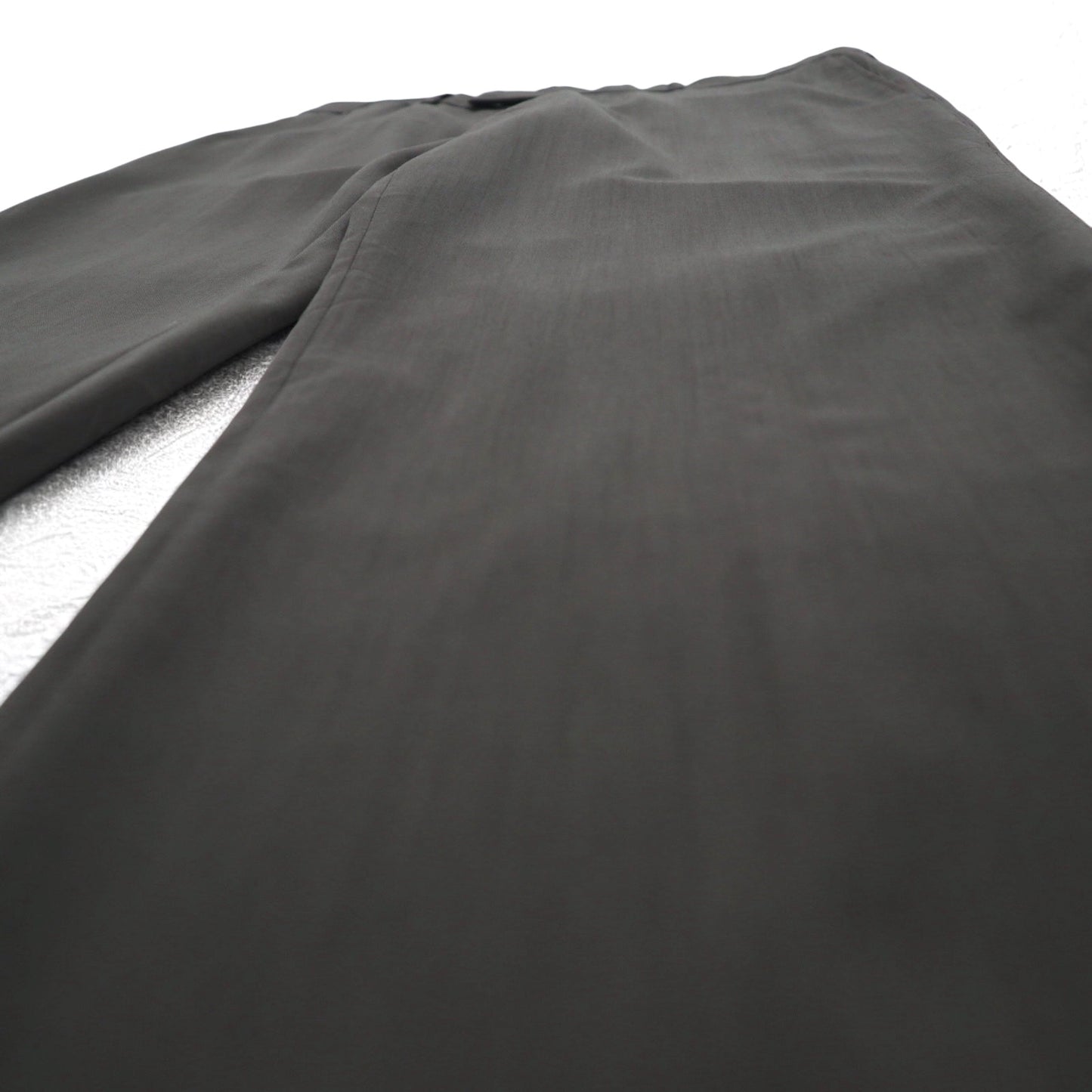 HUGO BOSS イタリア製 SUPER 120's ワイド スラックスパンツ スーツ XL グレー BIO TECH バイオテック GUABELLO