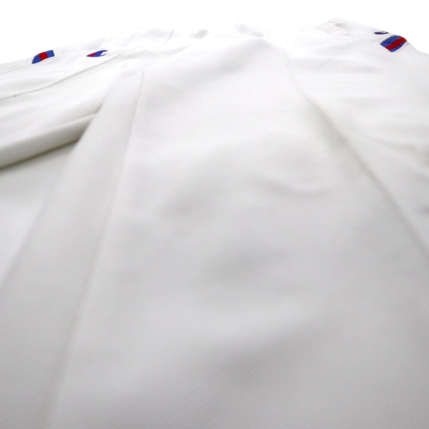 Champion 90s Jersey Track Pants, Size XL, White, Polyester, Zippered Hem, Slit, Made in Japan