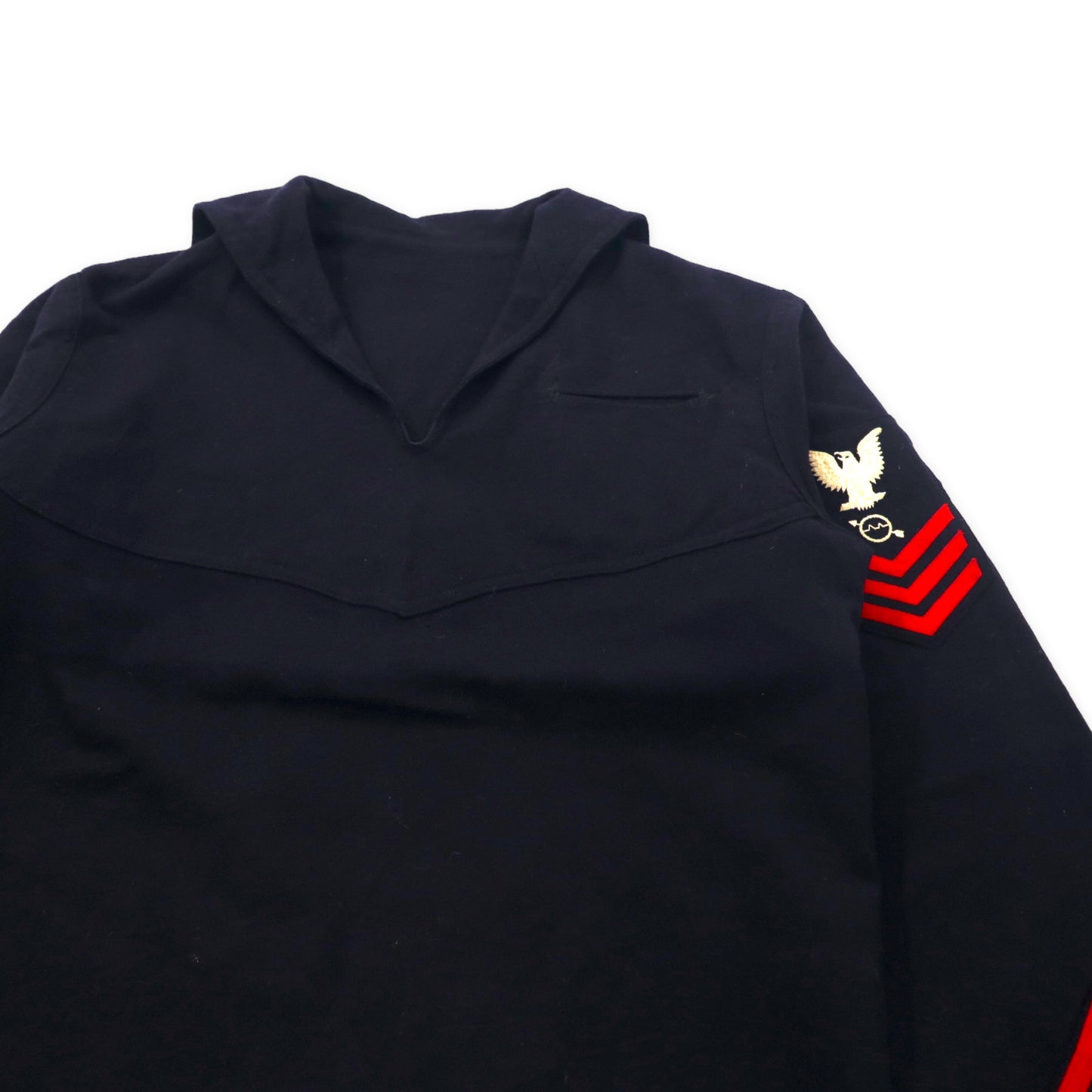 US NAVY 40年代 NAVAL CLOTHING DEPOT セーラーシャツ 88 ネイビー ウール ミリタリー MAN'S BLUE UNDRESS