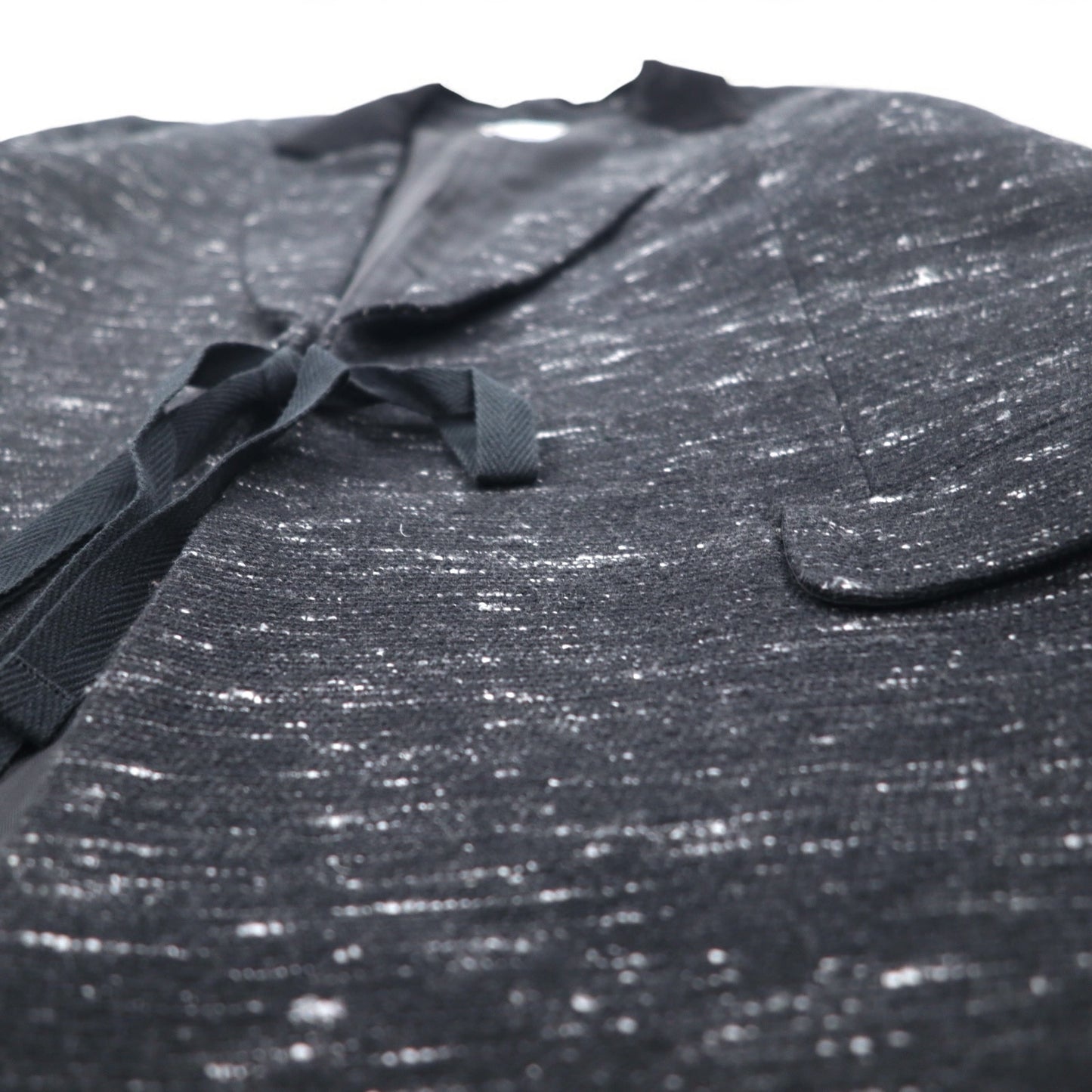 FACTOTUM ネップ 羽織 ジャケット M ブラック ウール 01010130 日本製