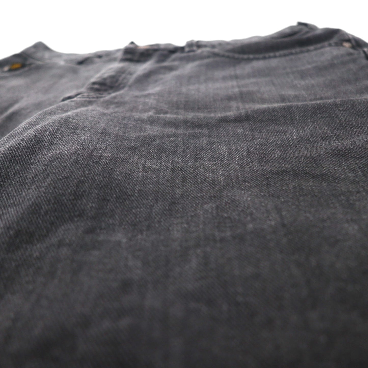 Lee ブラックデニム ショートパンツ ハーフパンツ L ブラック コットン コスタリカ製