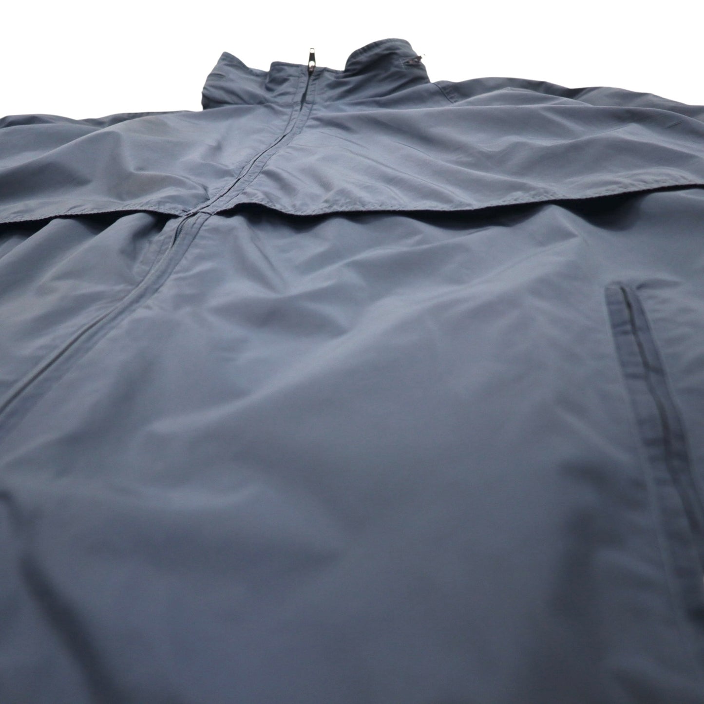 Woolrich 90年代 ウインドブレーカー ナイロンジャケット XXL ブルー フード収納式 ビッグサイズ