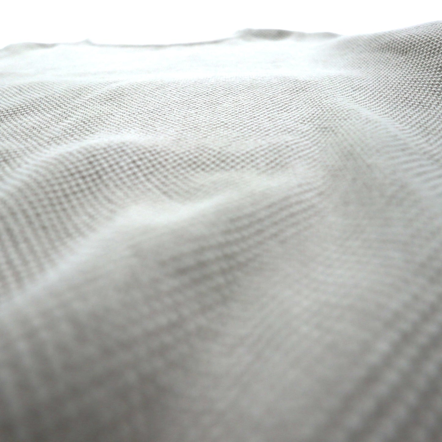 crepuscule Moss Stitch Pullover Knit Sweater, Beige, Pique, Medium, Oversized, 1901-001