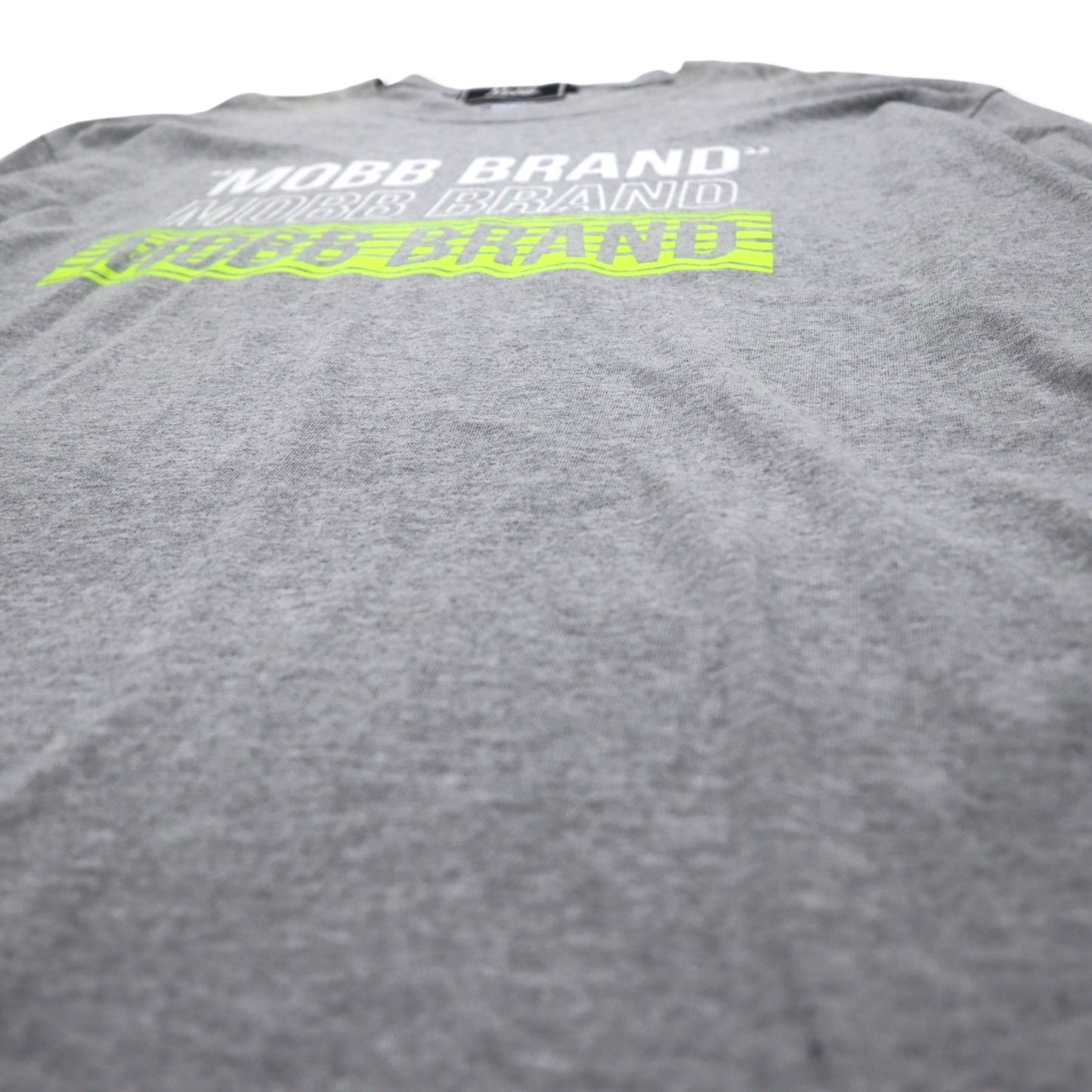 MOBB. × Champion ロングスリーブ Tシャツ ロンT XL グレー 袖プリント エルサルバドル製