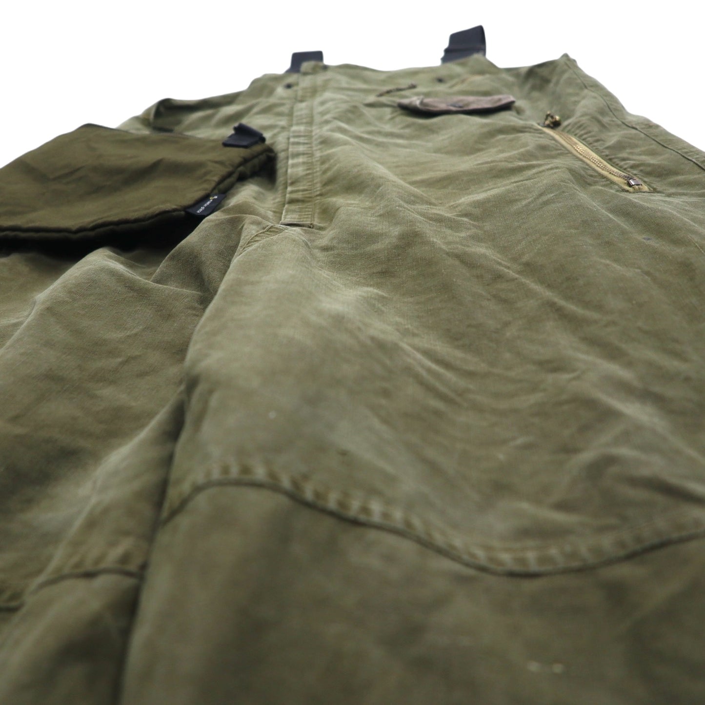ink × master-piece Military Remake Overalls FREE Khaki WORK THE BIKER Sacoche Included