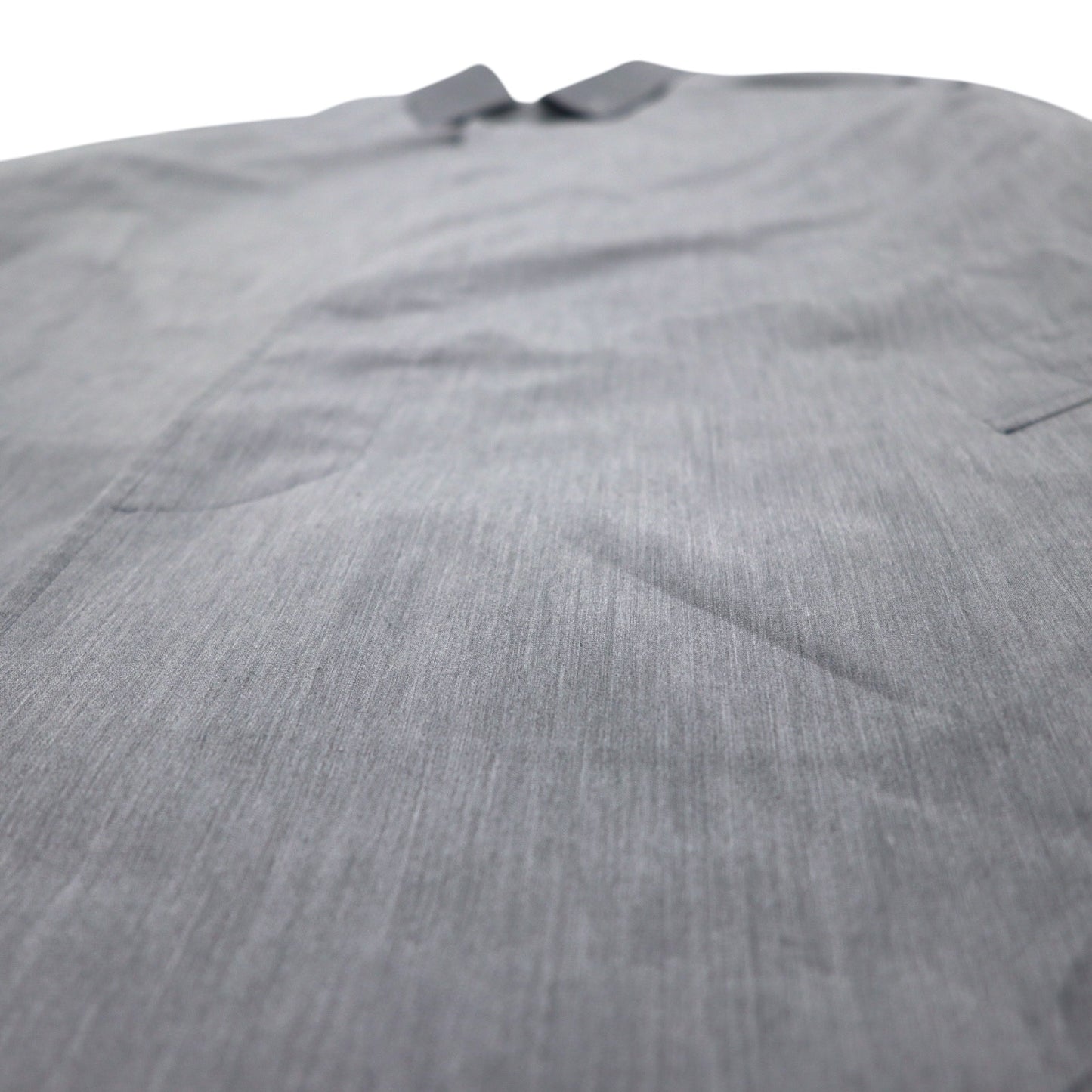 Vintage 80s Japan Made Trench Coat SANYO ステンカラーコート S グレー ポリエステル 日本製