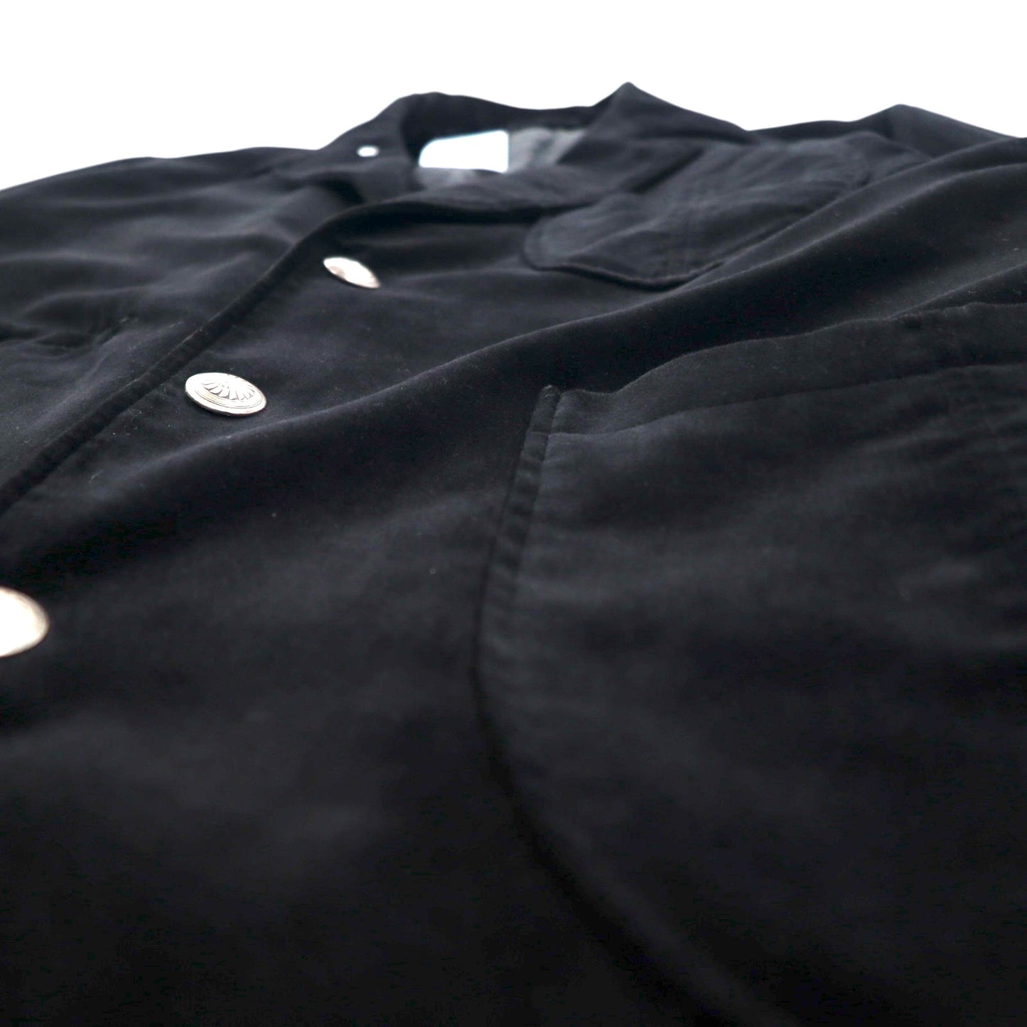 blackmeans コンボジャケット COMBO JACKET ベスト テーラードジャケット ベロア M ブラック アンサンブル 日本製 未使用品