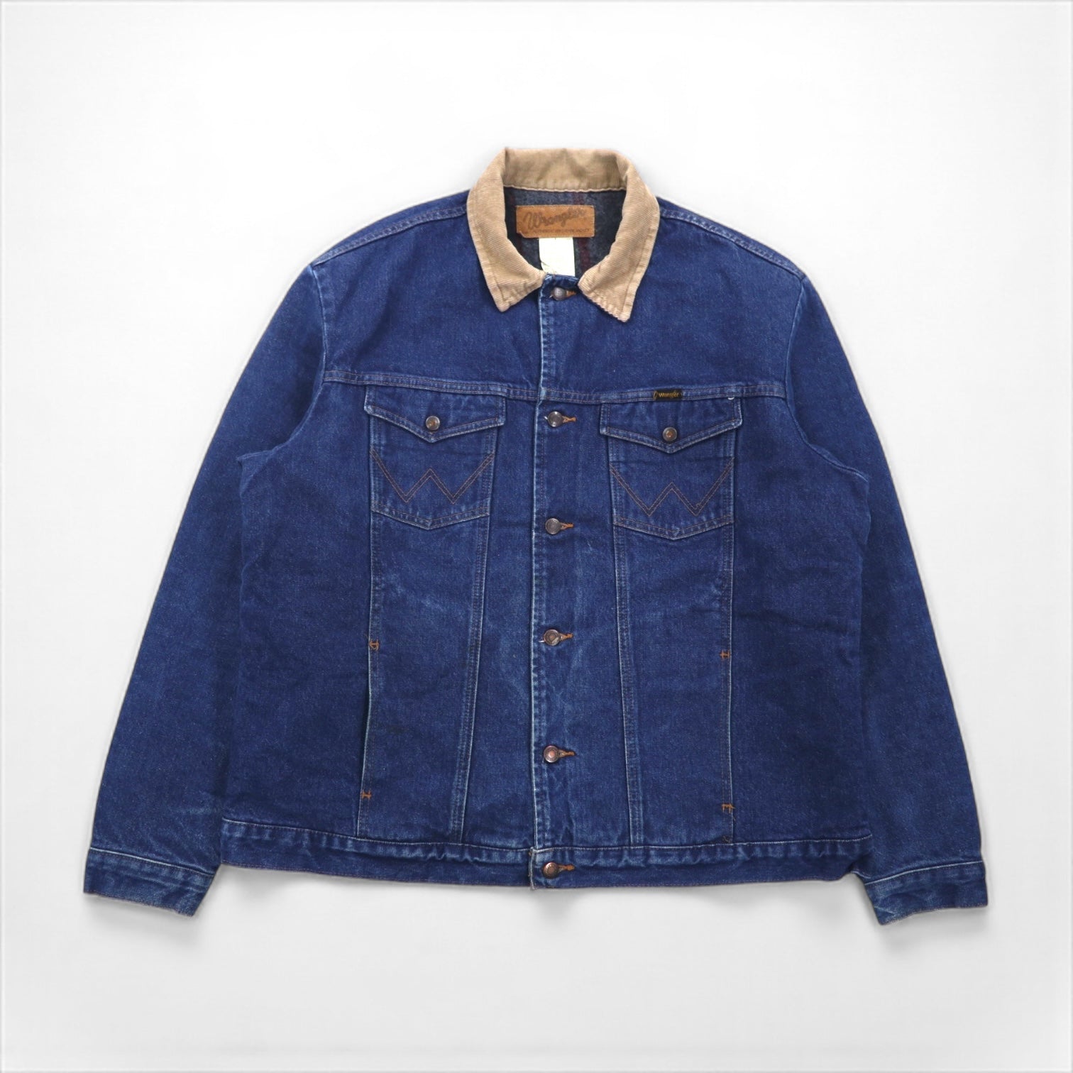 Wrangler 90年代 デニムジャケット Gジャン L インディゴ 襟