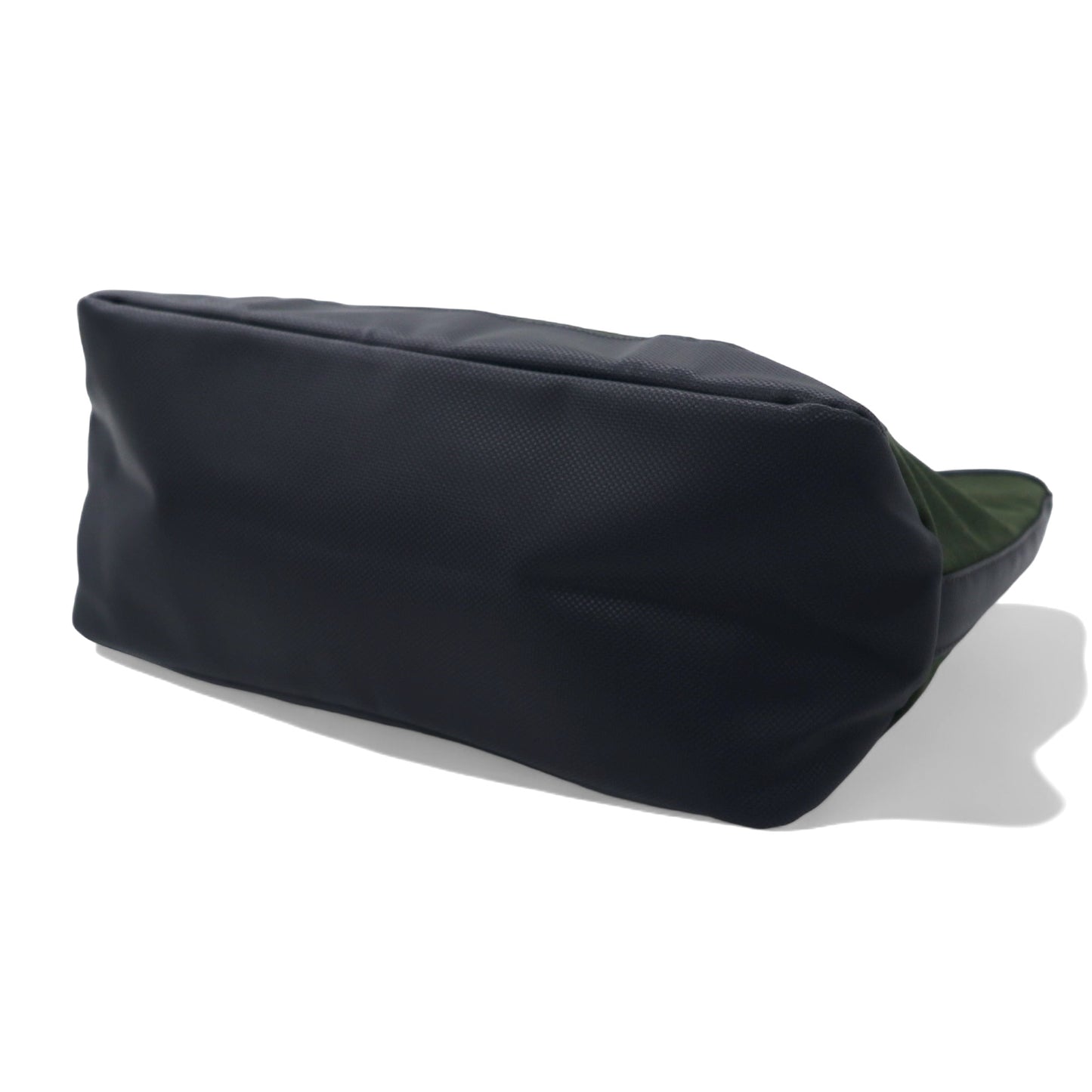 PORTER GIRL Boyfriend Tote Bag Khaki Cotton Canvas PVC Made in Japan