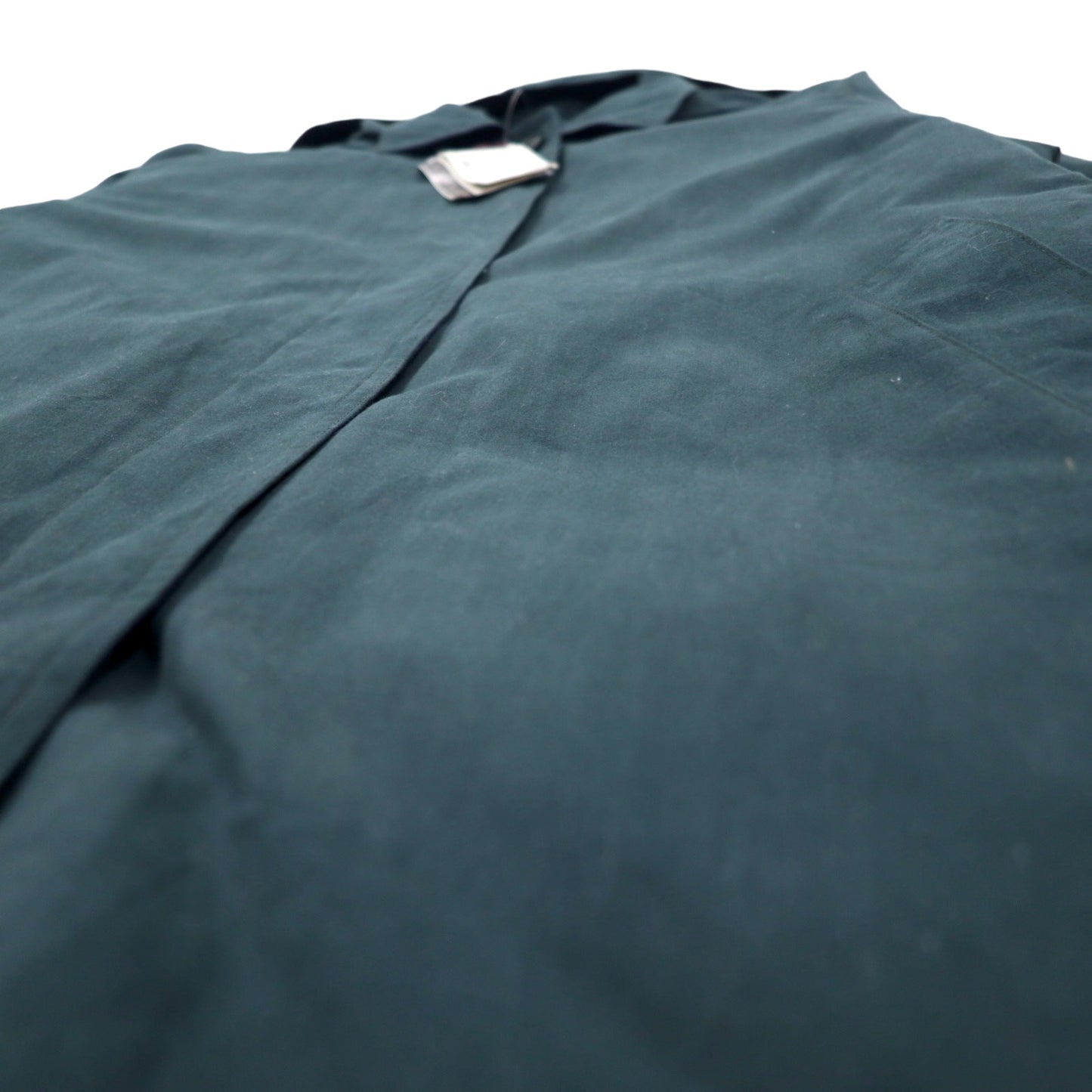 LONDON FOG Balmacaan Coat LIMITED EDITION 6PET Green Cotton Polyester Detachable Hood Detachable Liner Unused