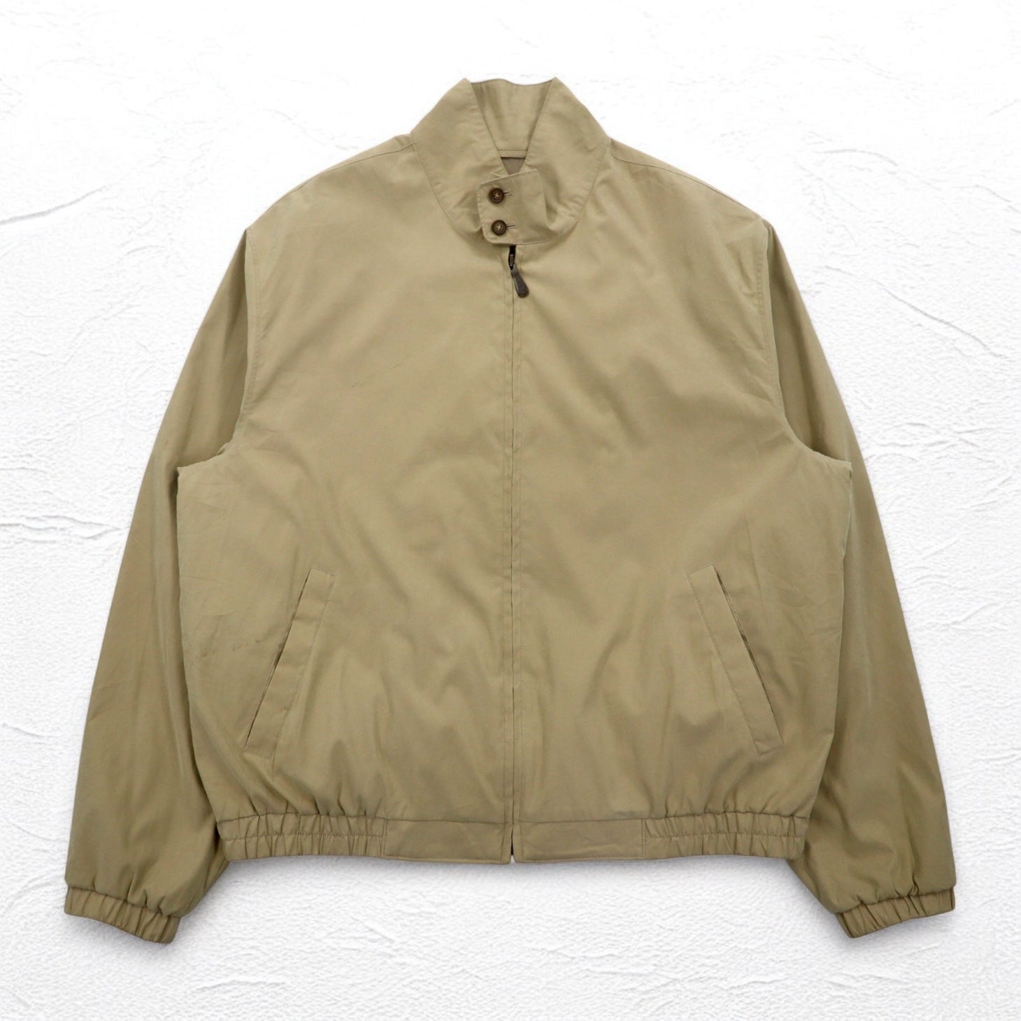 LONDON FOG Peach Skin Swing Top Harrington Jacket XL Beige Water