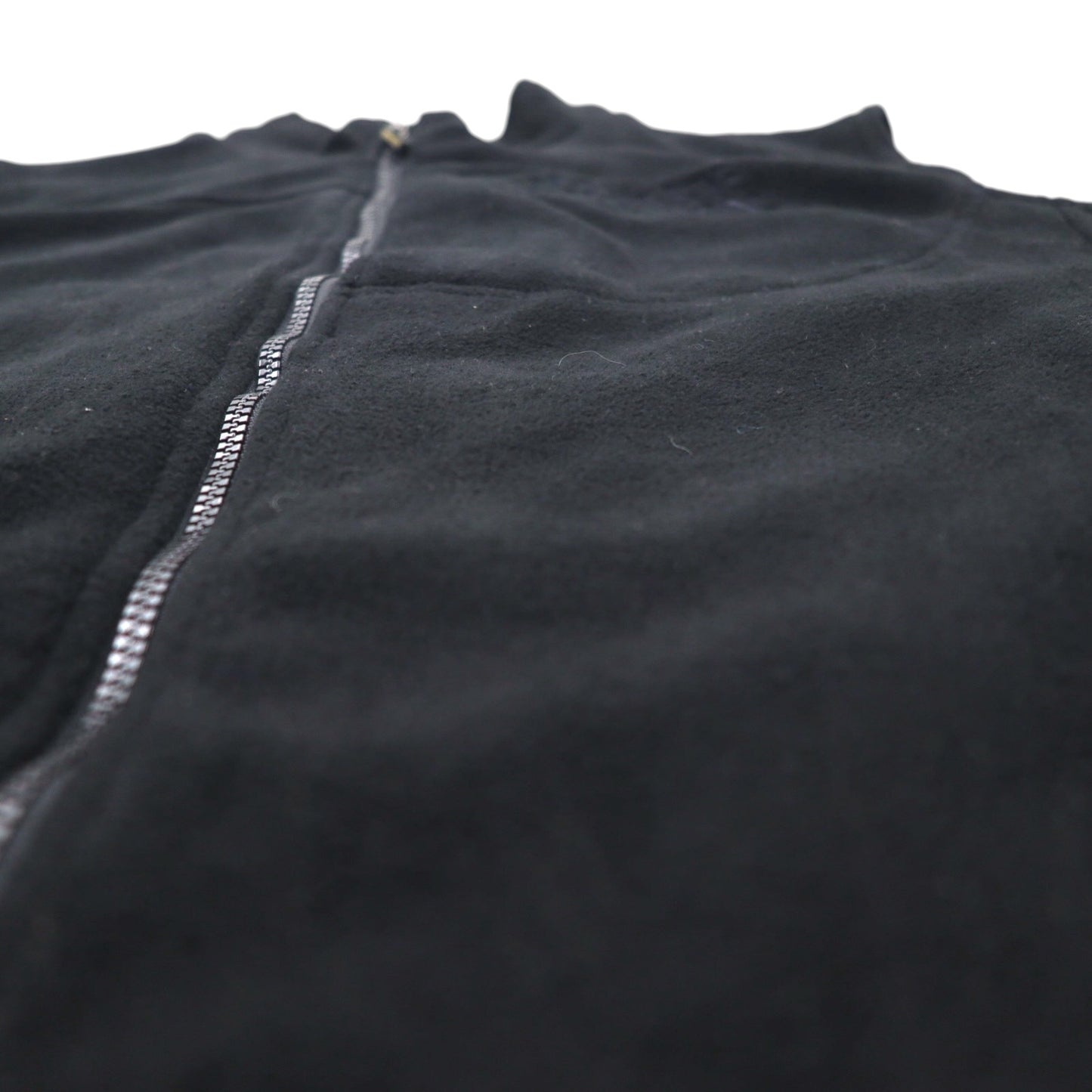 HARLEY DAVIDSON 刺繍 スカル フリース ベスト XL ブラック ポリエステル