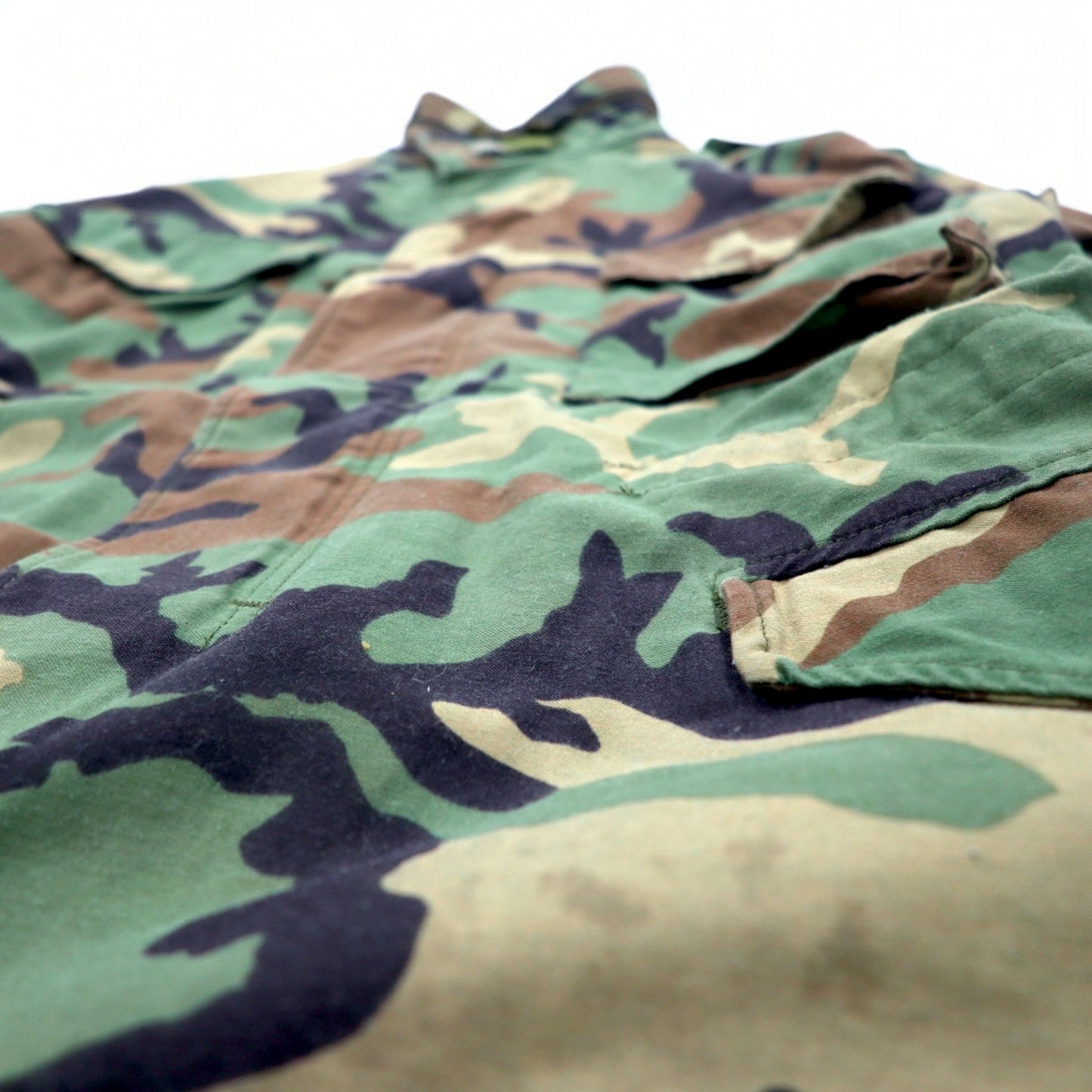 US ARMY 90s M-65 Field Jacket, M, Khaki, Camouflage, Military, 8415-01-099-7835