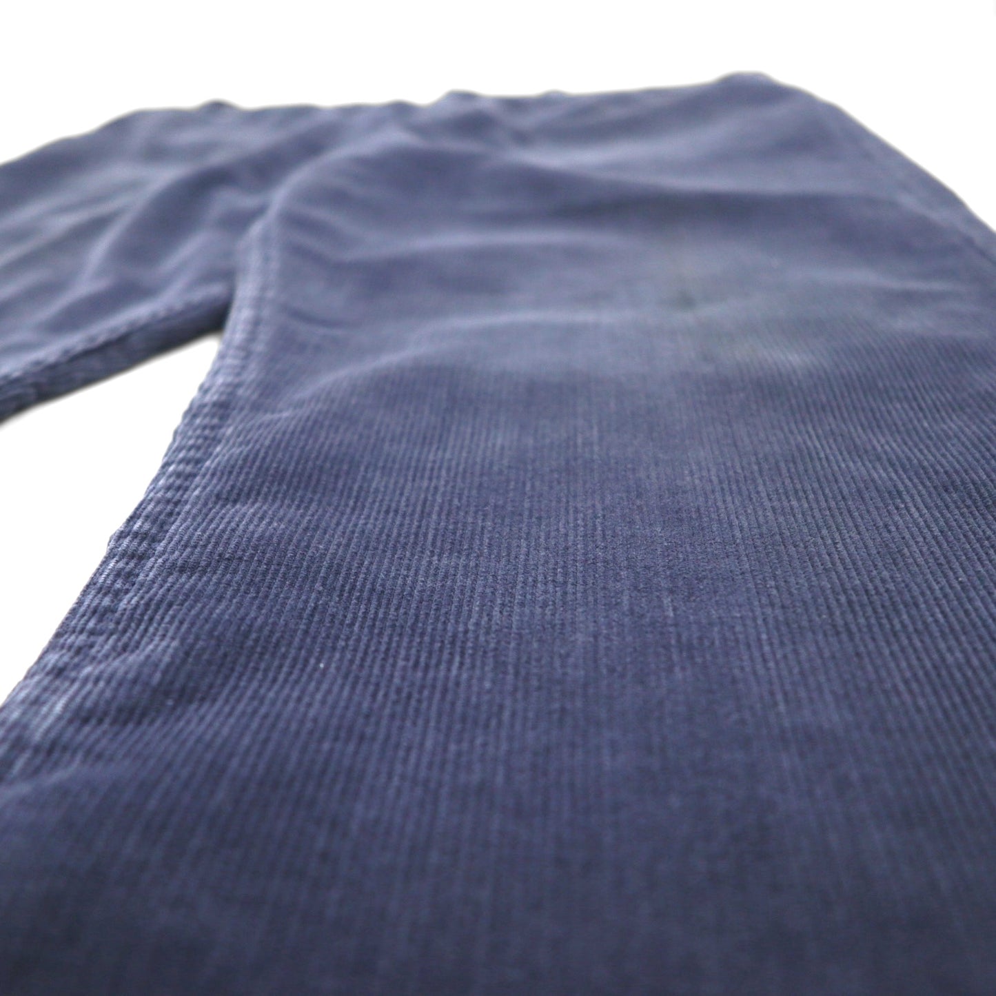 Levi's 1980s USA Made 517 Bootcut Corduroy Chino Pants, Size L, Navy, 1517 42TALON Button Back, 513 White Tab