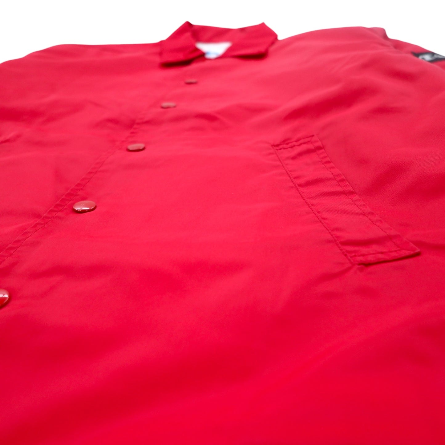 Champion products 90年代 コーチジャケット M レッド ナイロン バックロゴプリント