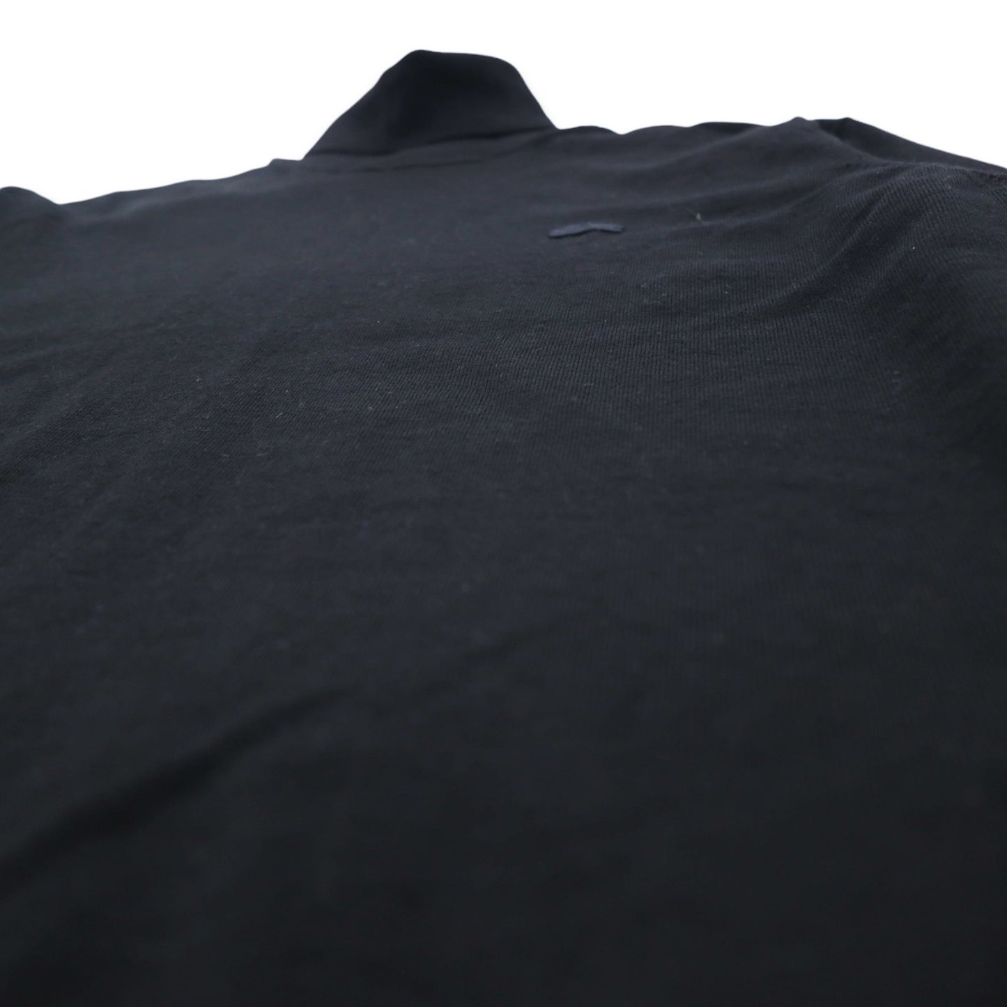 LACOSTE メリノウール タートルネック セーター XL ブラック 羊毛 ワンポイントロゴ REGULAR FIT AH1959-00