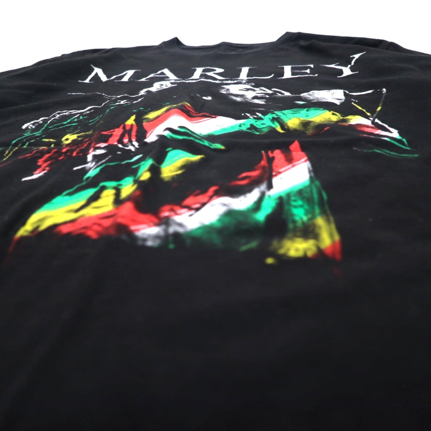 ZION ROOTSWEAR Bob Marley Band T-Shirt, Large, Black, Cotton, Made in Mexico