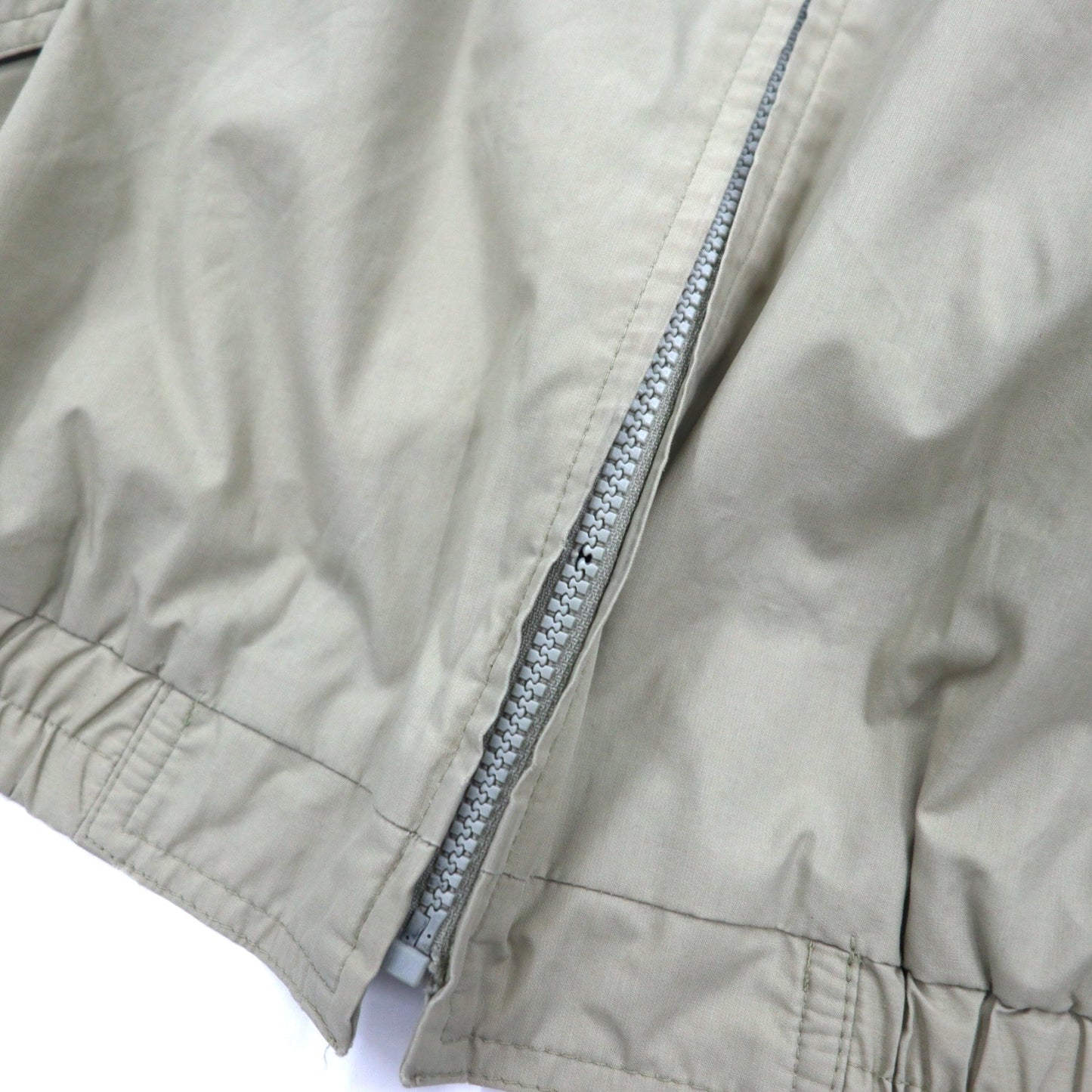 LONDON FOG 80s Swing Top Harrington Jacket L Beige Cotton Polyester IDEAL Zip Made in Colombia
