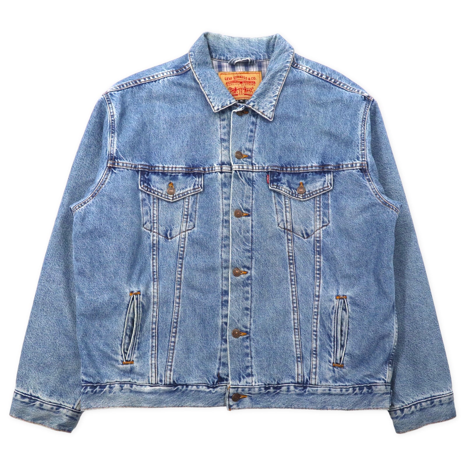 Levi's USA MADE 90's 3rd Denim Jacket XL Blue Nelliner Button