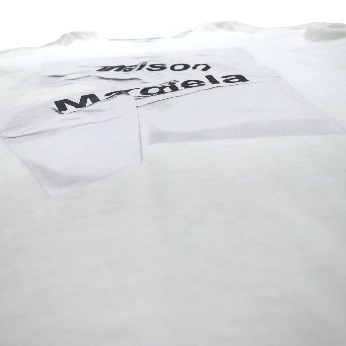 Maison Margiela ライン1 グラフィックプリント Tシャツ XL ホワイト コットン イタリア製