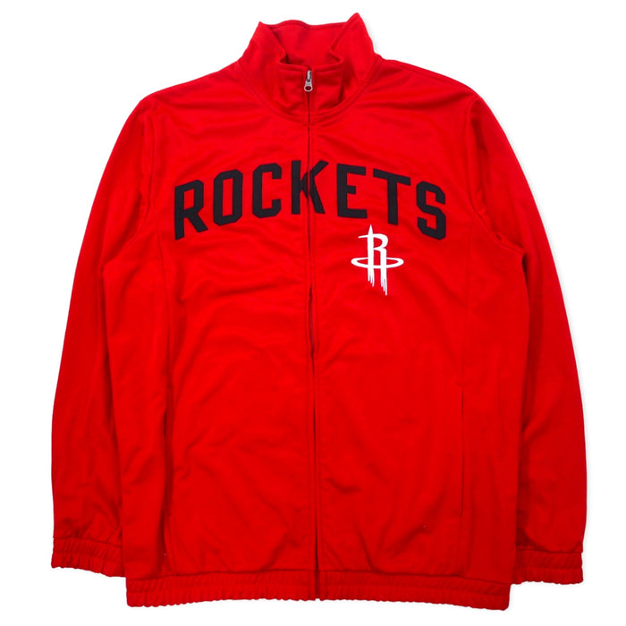 NBA Track Jacket Jersey L Red Polyester ROCKETS