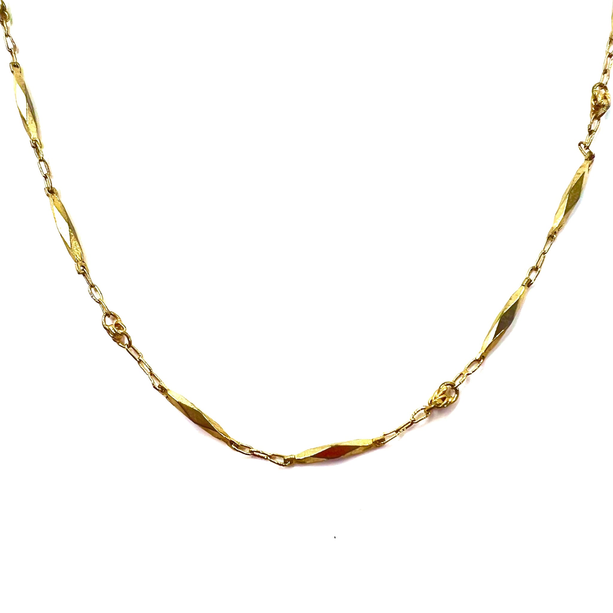 Vintage Gold Necklaces ネックレス 切子チェーン ゴールド K18GF ヴィンテージ – 日本然リトテ