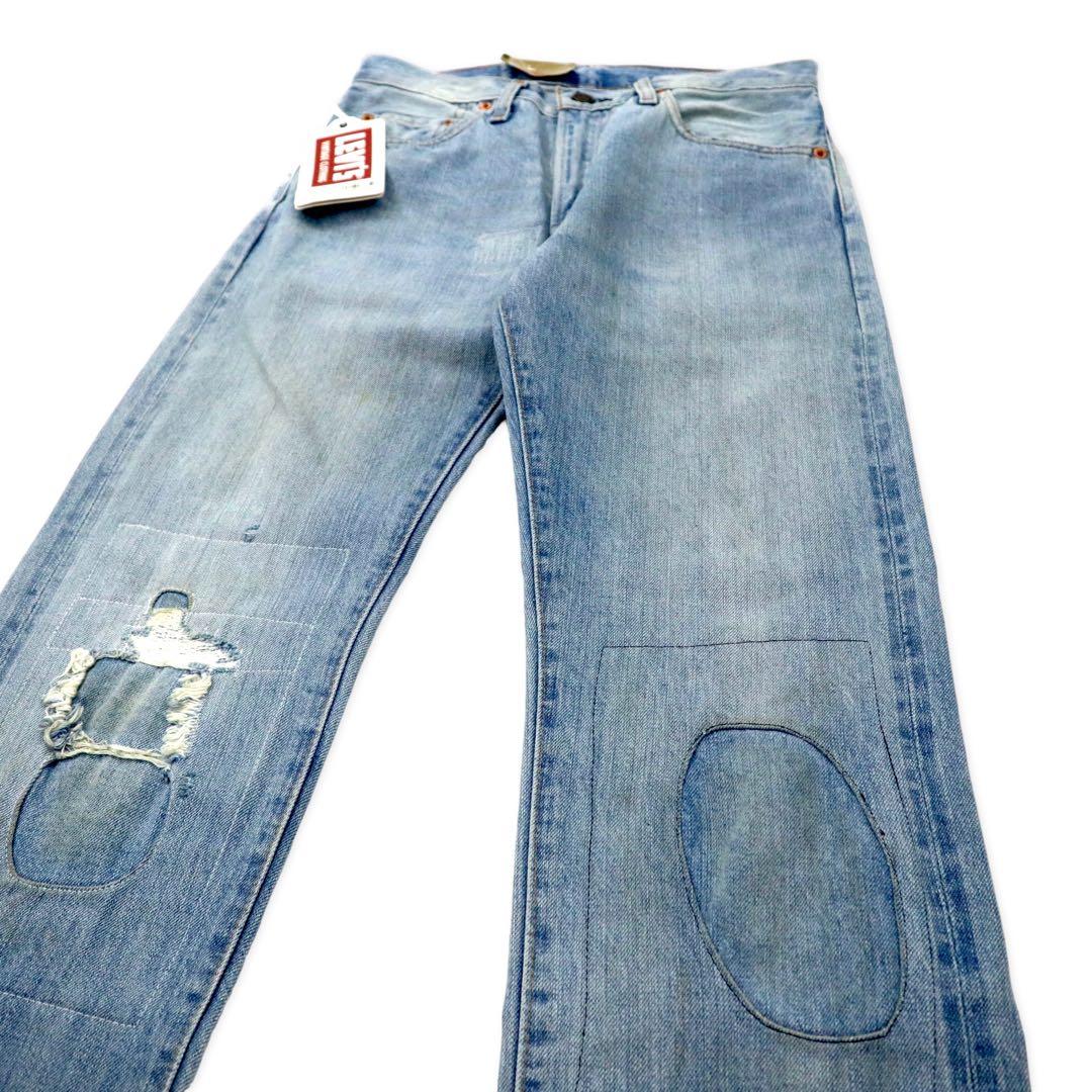 LVC ( LEVI'S VINTAGE CLOTHING ) 1967年復刻 505 デニムパンツ 28 ブルー ビッグE リペア加工 セルビッヂ TRESTLES トルコ製 未使用品