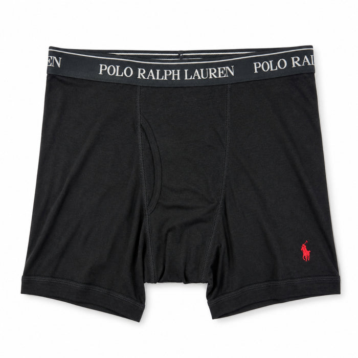 POLO RALPH LAUREN Men’s Boxer Briefs Underwear Black NCBBP pr43-ncbbp