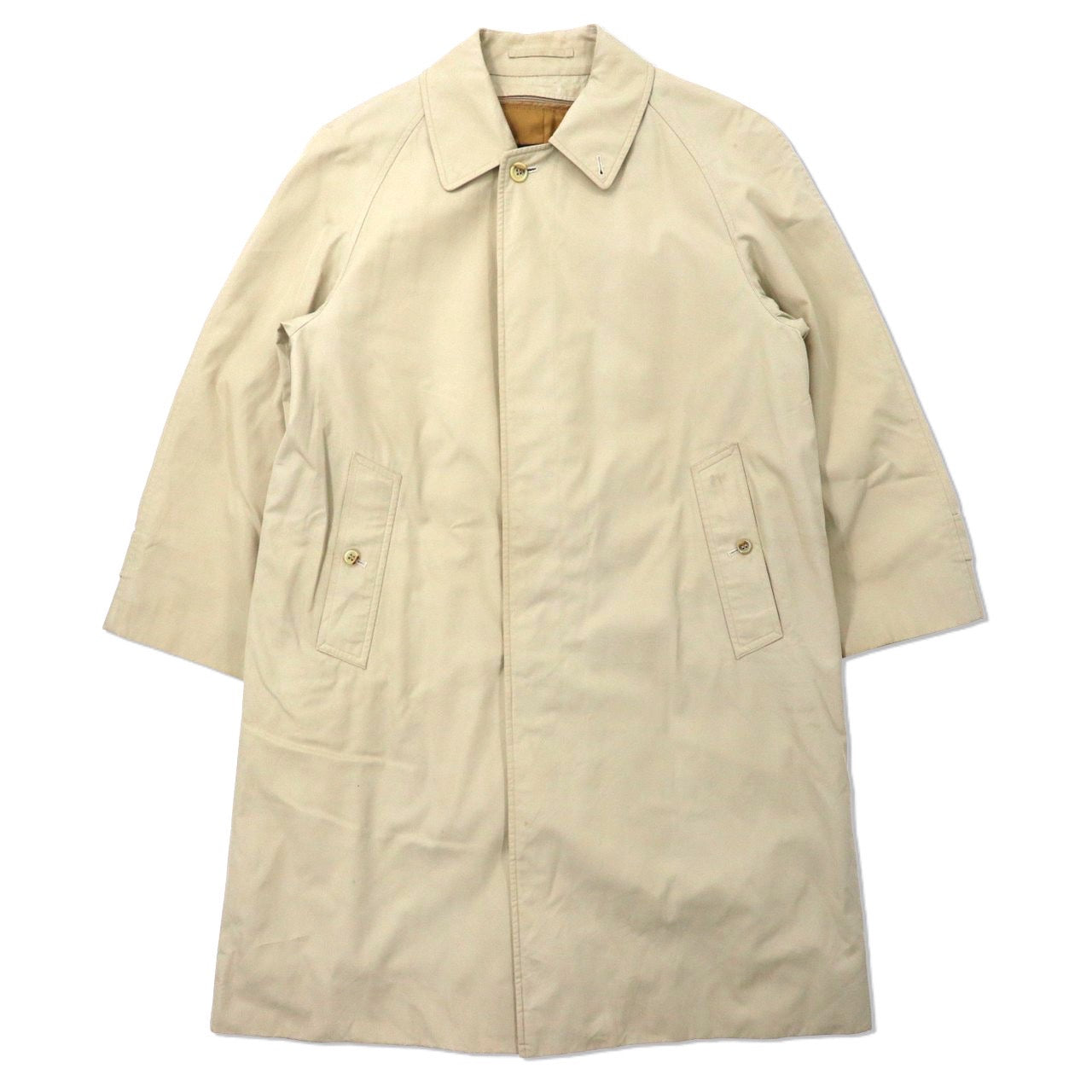 BURBERRYS Barmakan Coat 90-165 Beige Cotton Liner Detachable
