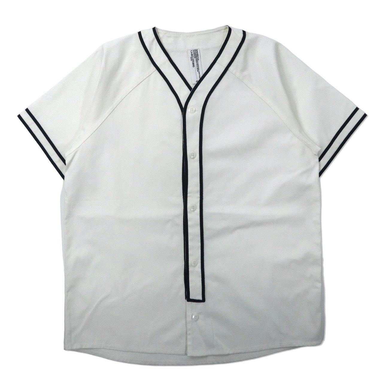 C.A.B CLOTHING ベースボールシャツ L ホワイト コットン – 日本然リトテ