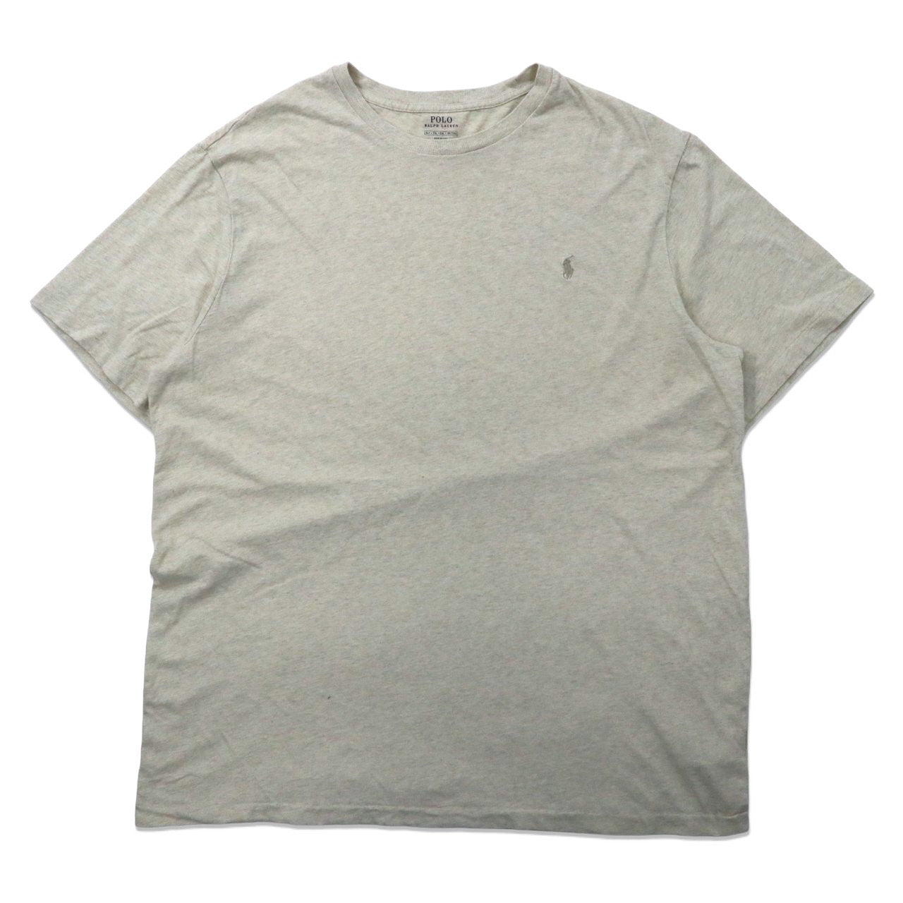 POLO RALPH LAUREN ビッグサイズTシャツ XLT クリーム コットン ...