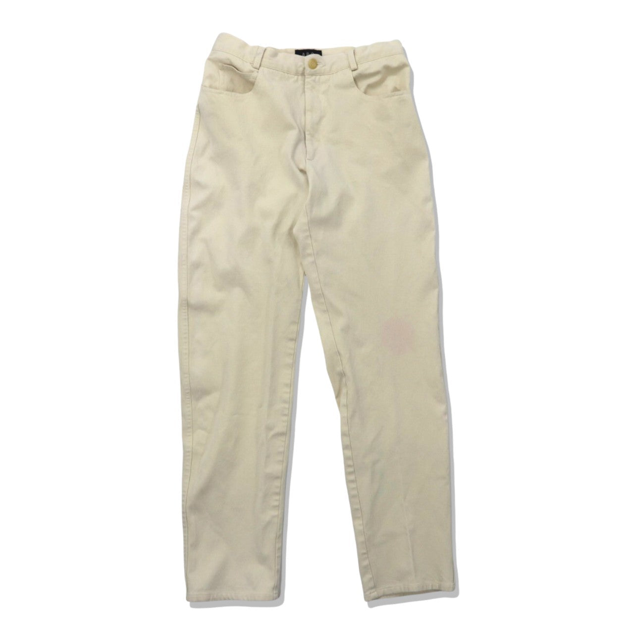 A.P.C. Skinny Pants M Beige Cotton Stretch Made in France – 日本然 