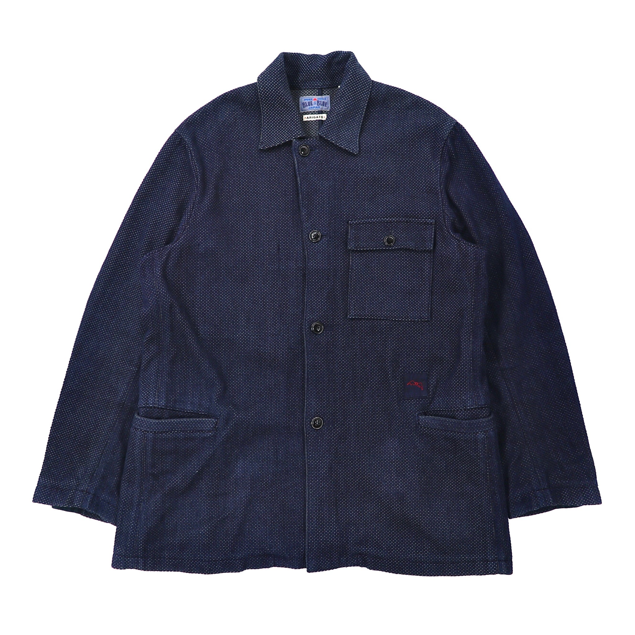 Blue Blue Coverall 3 Navy Cotton Sashiko Made in JAPAN – 日本然 