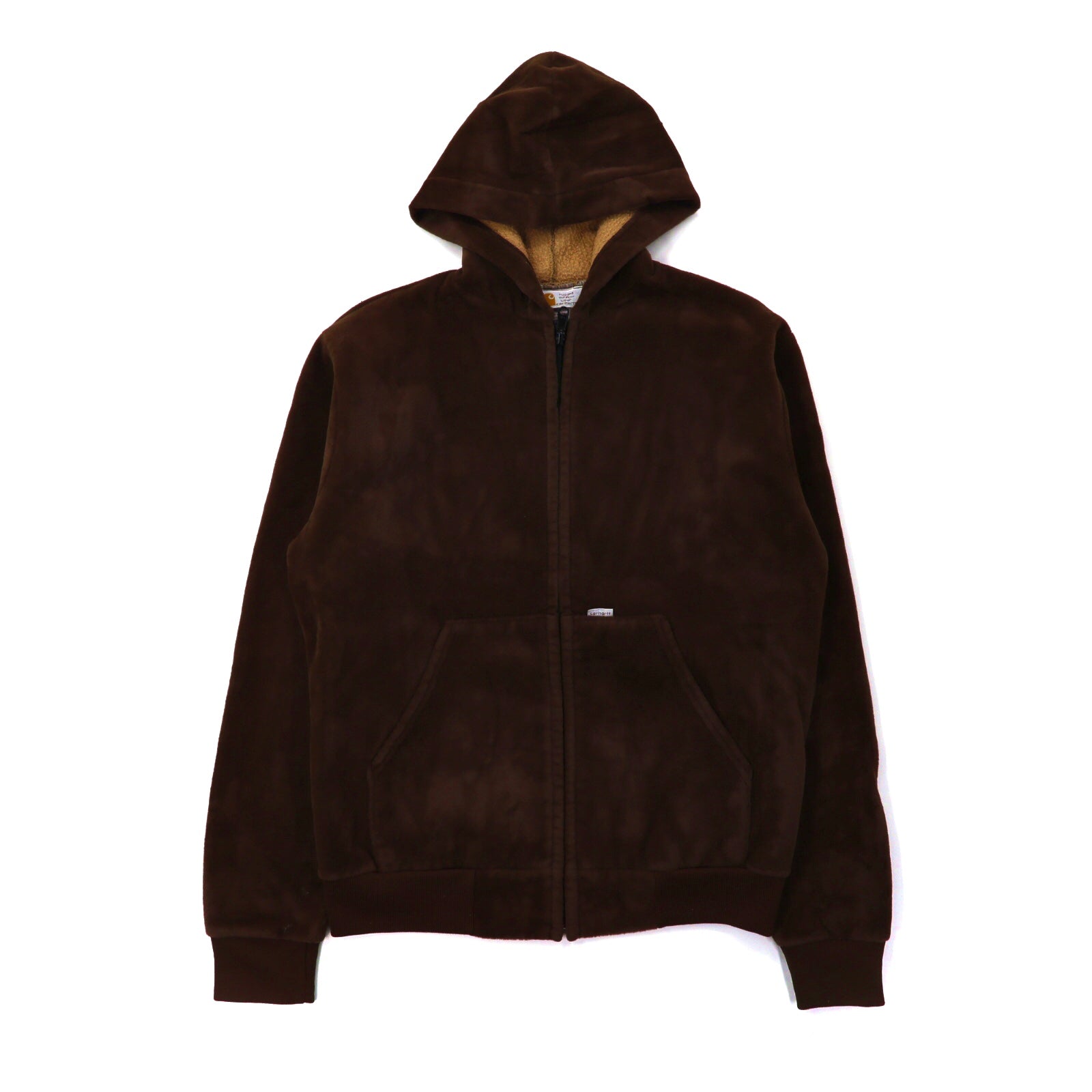 Carhartt Zip Up Hoodie M Brown Velor – 日本然リトテ