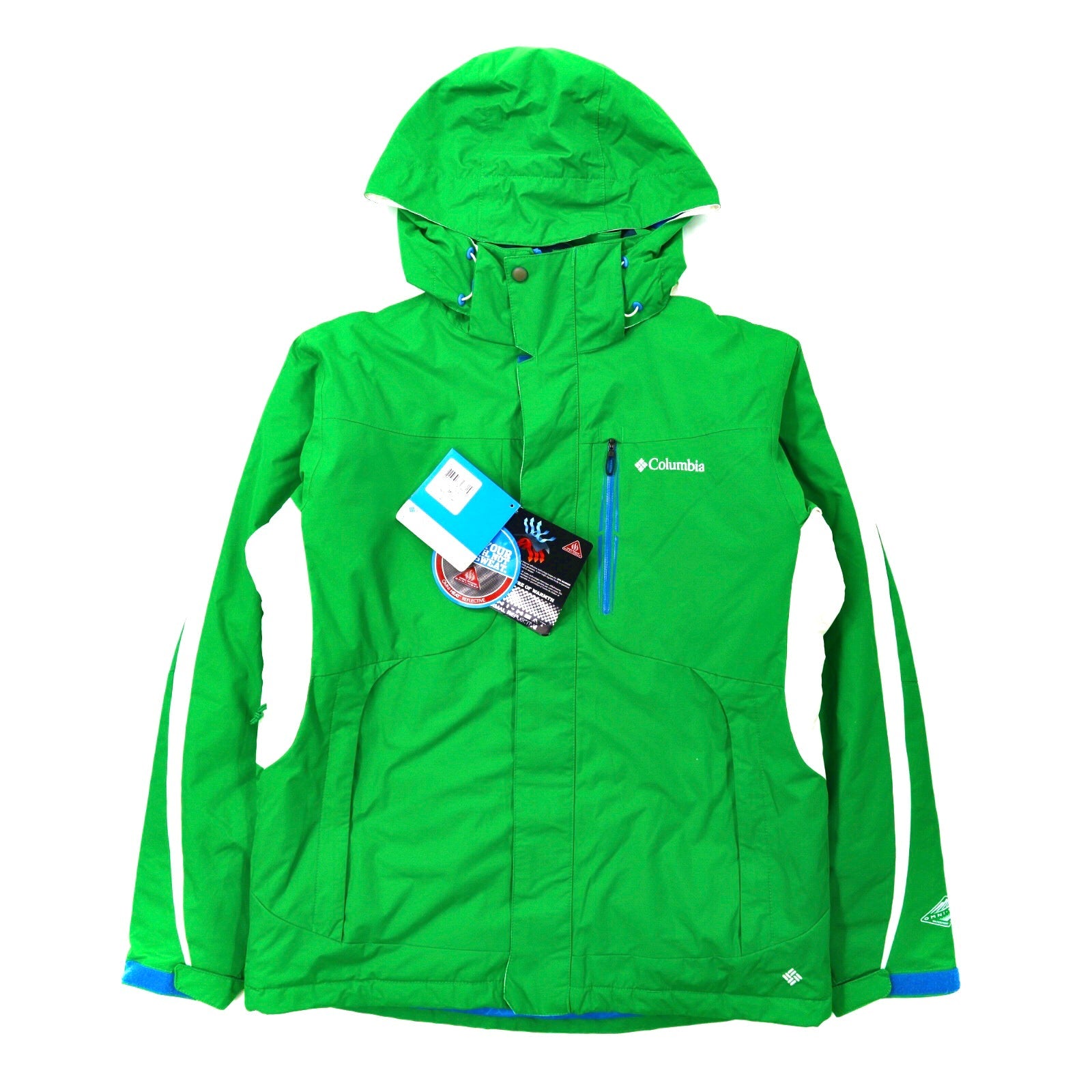 Columbia Mountain Hoodie M Green OMNI-HEAT Unused goods