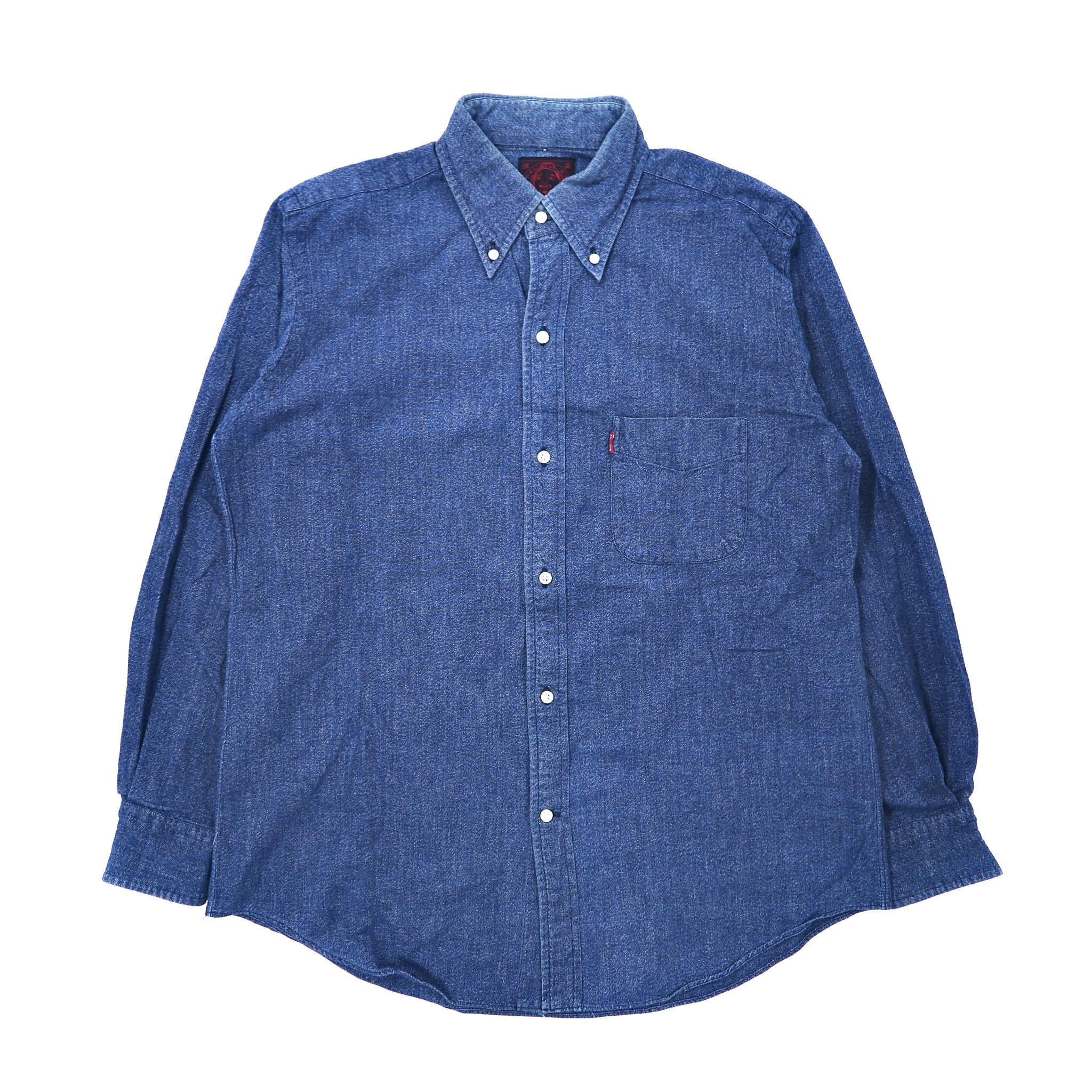 EVISU Button Puffer Shirt 38 Blue Denim – 日本然リトテ
