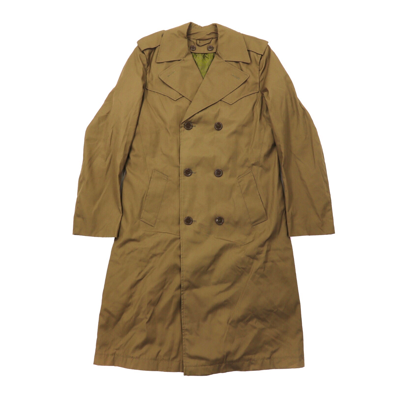 E. I. Trench coat 44 Khaki Far Liner Made in Italy 80's – 日本然リトテ